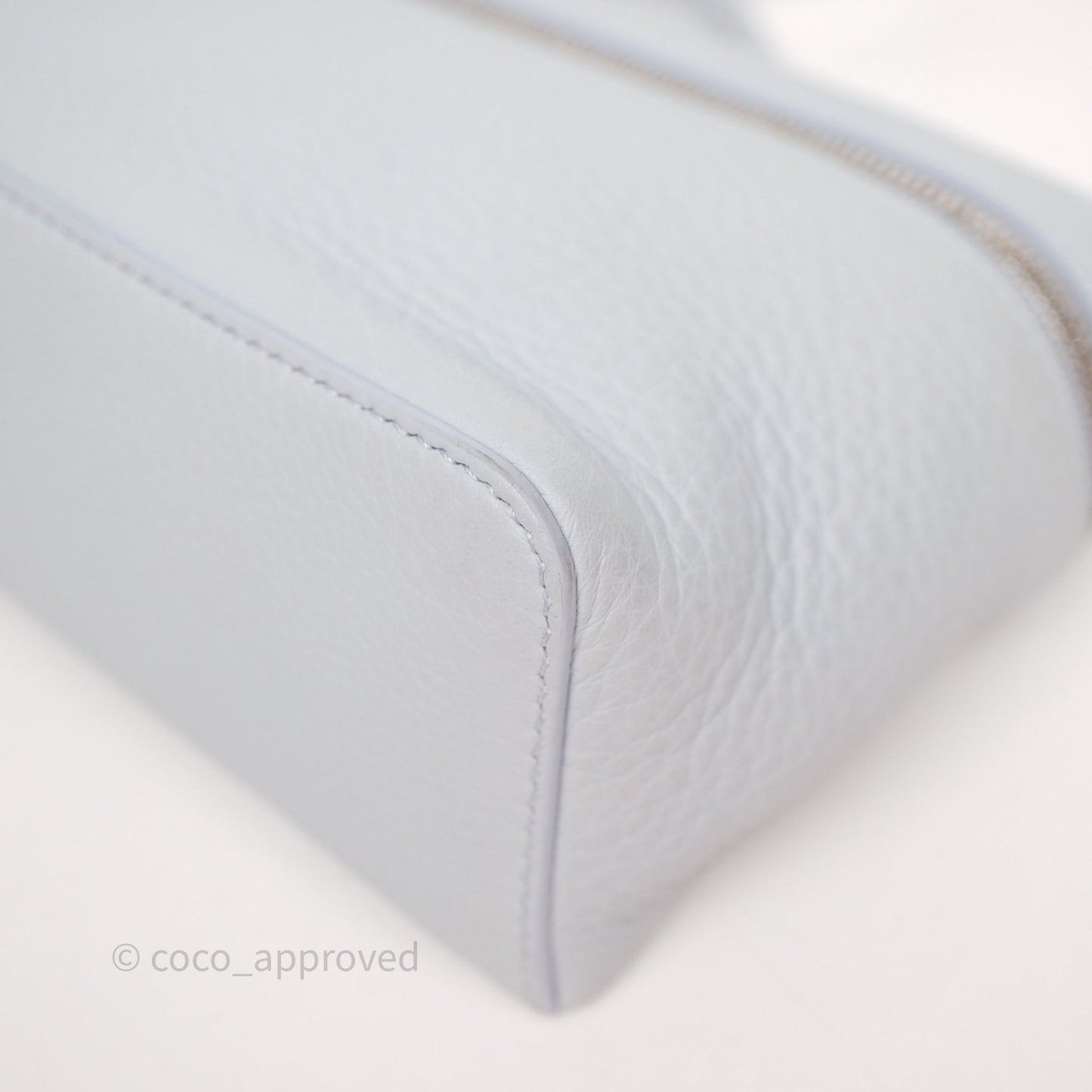 Loro Piana Extra Pocket L19 Light Blue Grained Calfskin