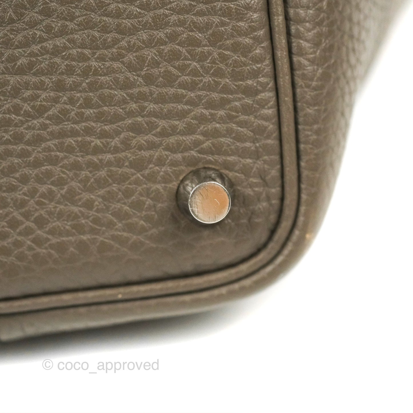 Hermès Picotin Lock 18 Etain Taurillon Clemence Palladium Hardware
