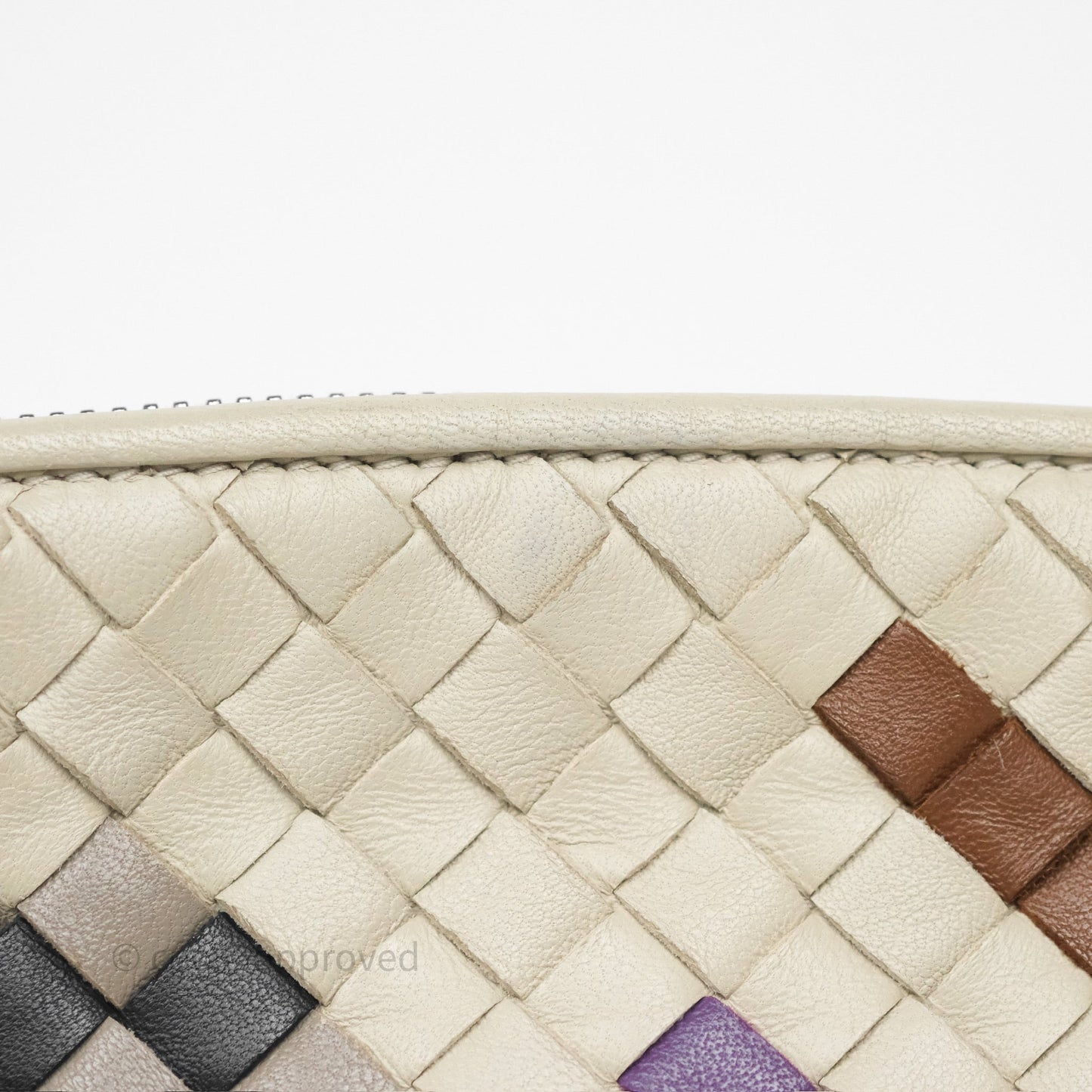 Bottega Veneta Nodini Crossbody Bag Cement Abstract Nappa Intrecciato