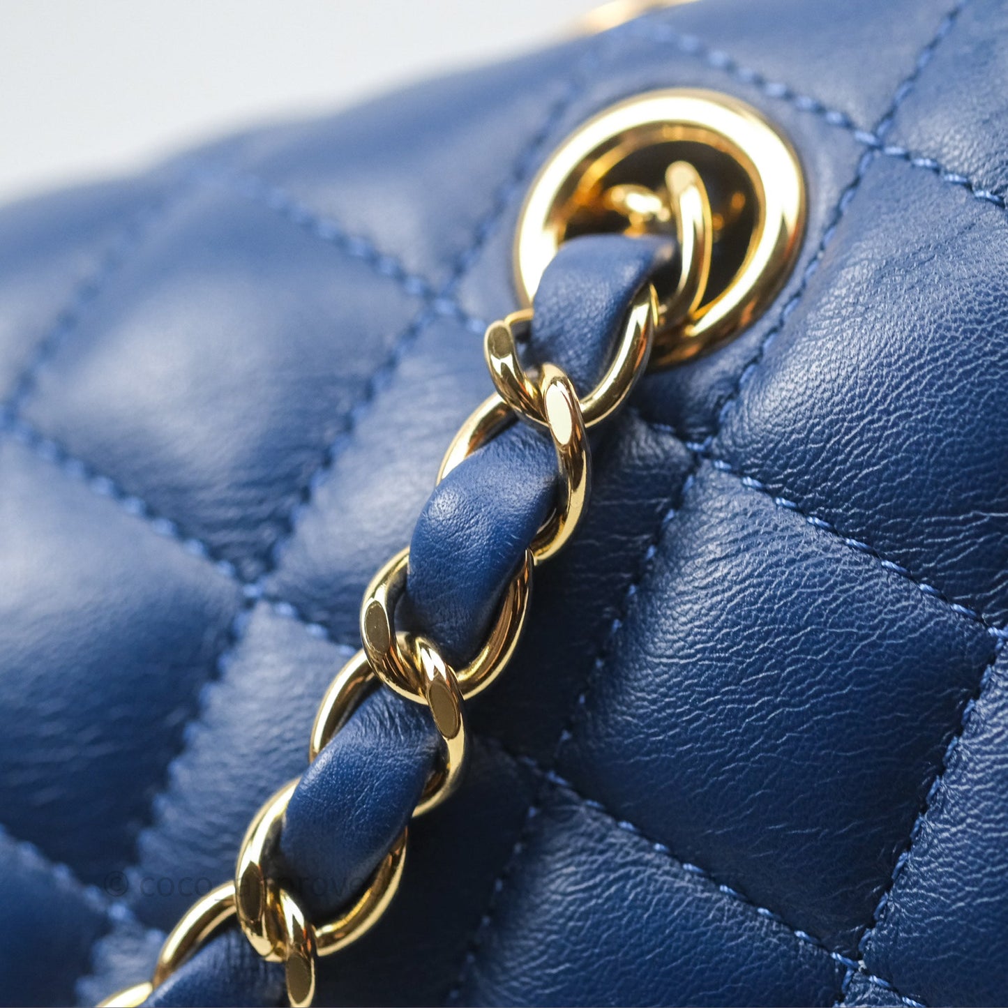 Chanel Quilted Small Urban Spirit Backpack Calfskin Navy Gold Hardware