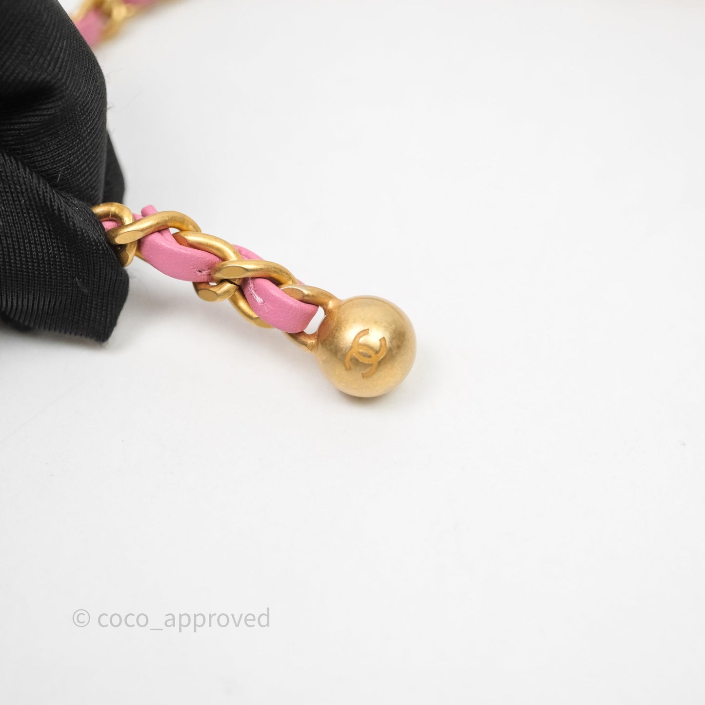 Chanel Quilted Mini Perfect Fit Adjustable Pink Calfskin Gold Hardware