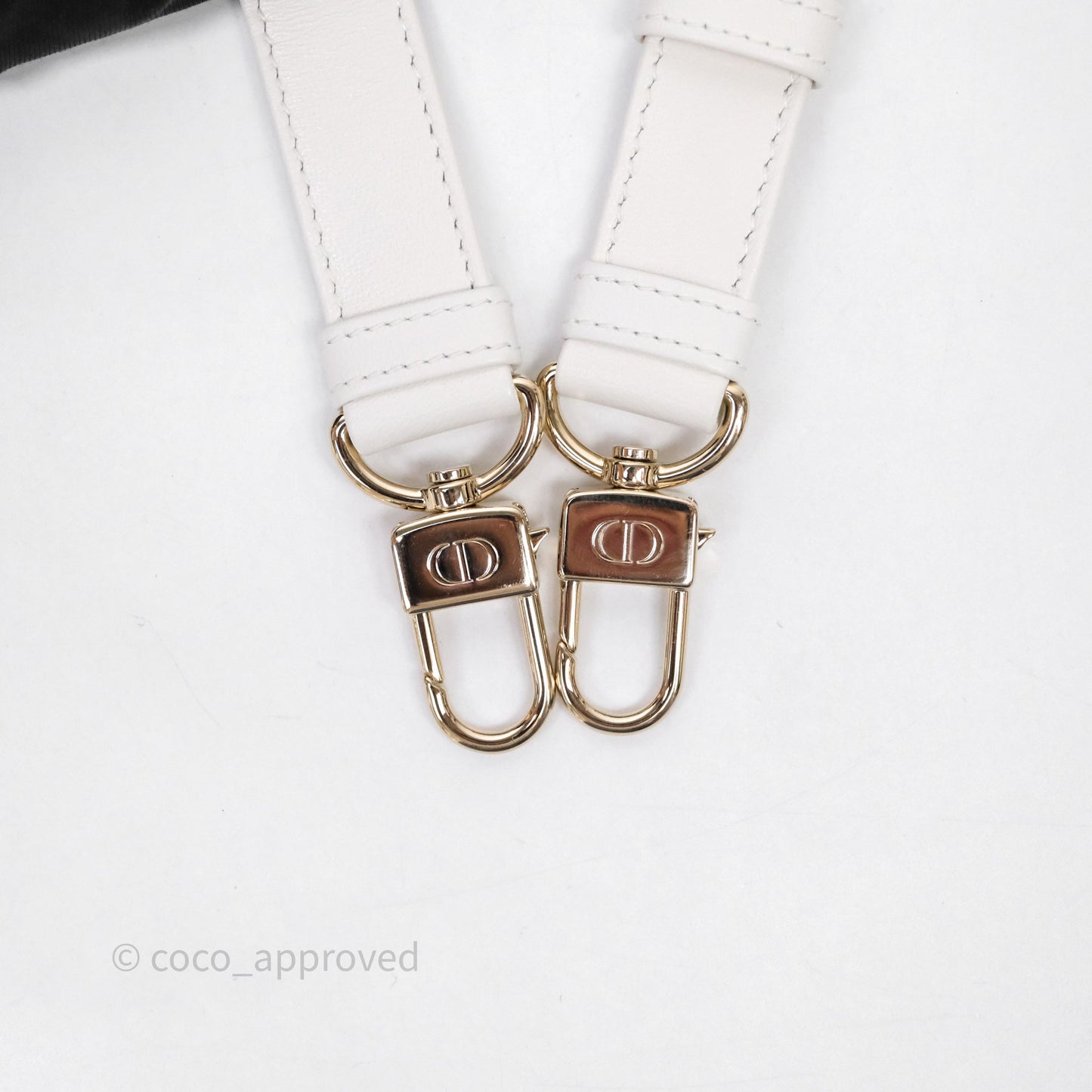 Christian Dior Mini Lady D-Joy White Light Gold Hardware