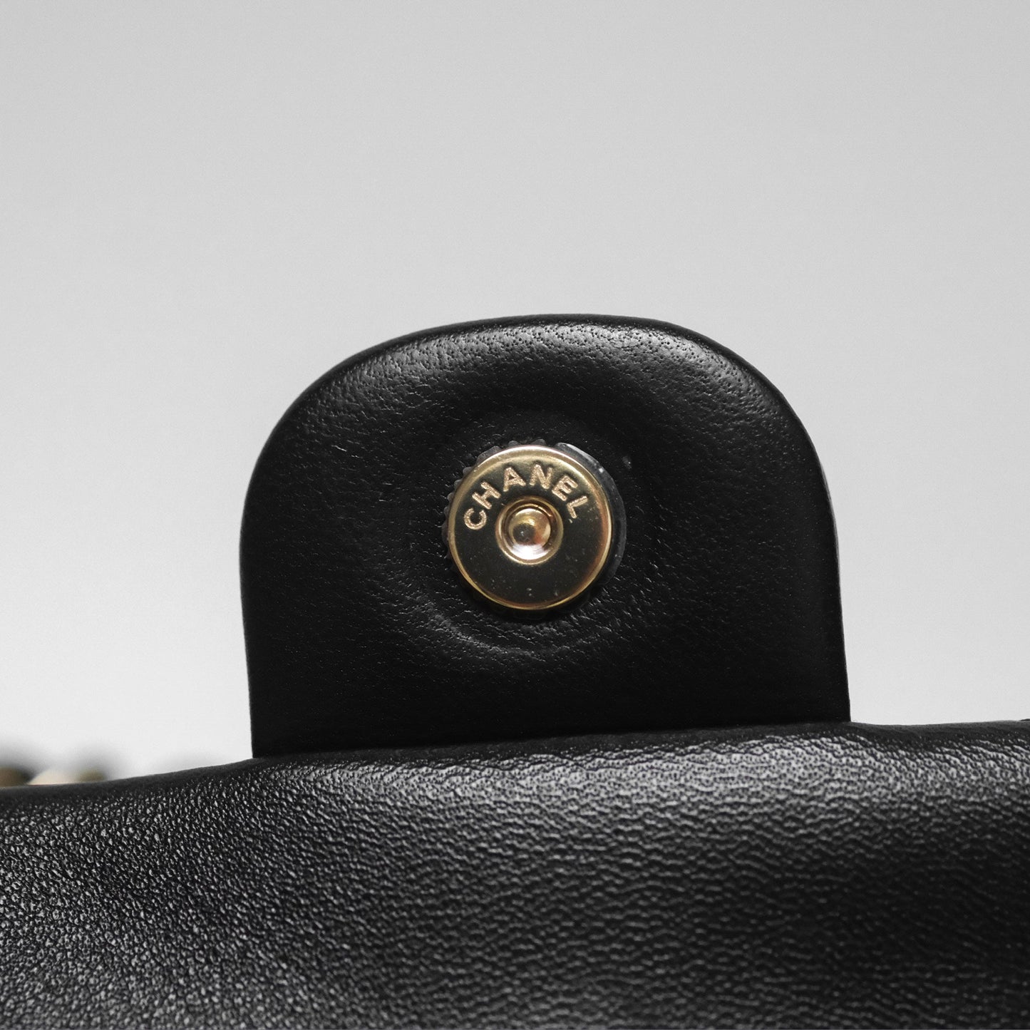 Chanel Small Duma Drawstring Backpack Black Lambskin Gold Hardware