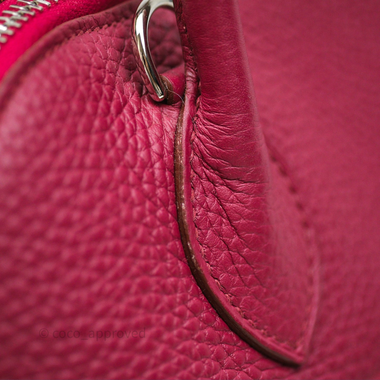 Hermès Bolide 1923 31 Rubis B5 Clemence Palladium Hardware