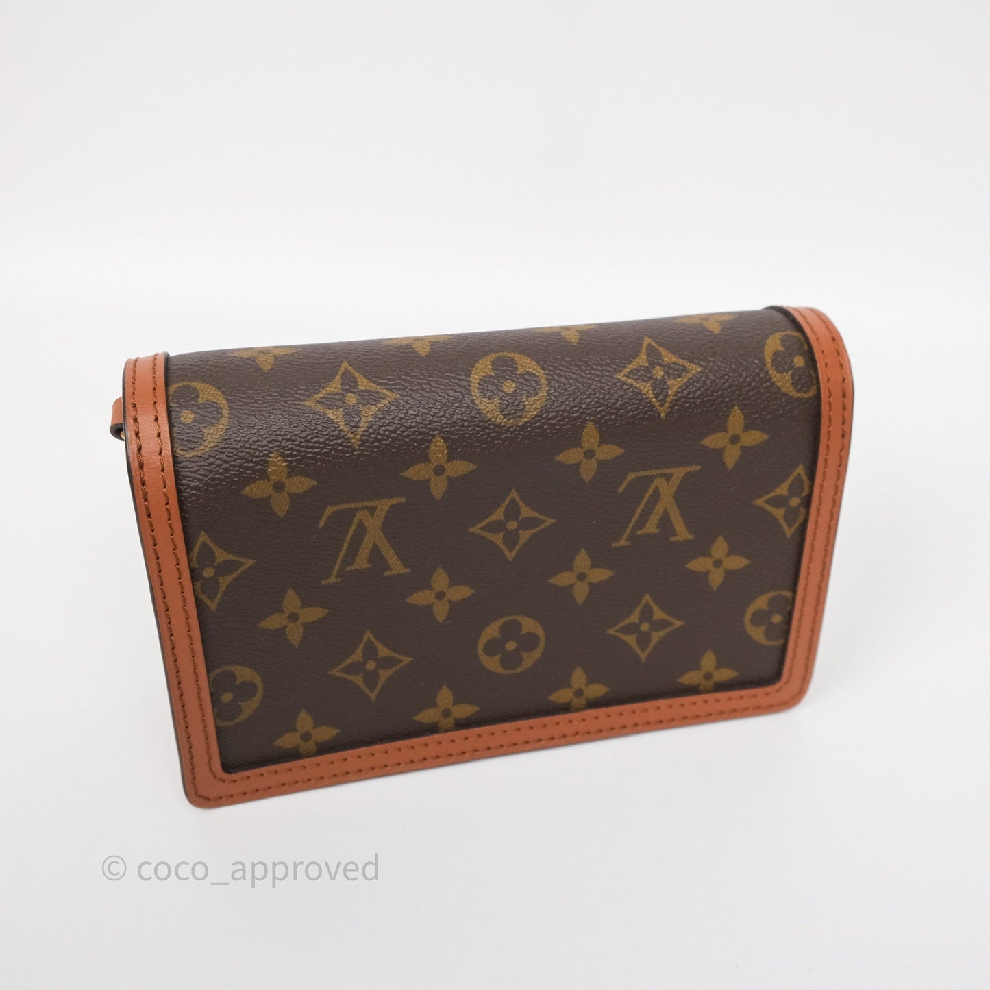 Louis Vuitton Chain Wallet Dauphine Monogram Reverse