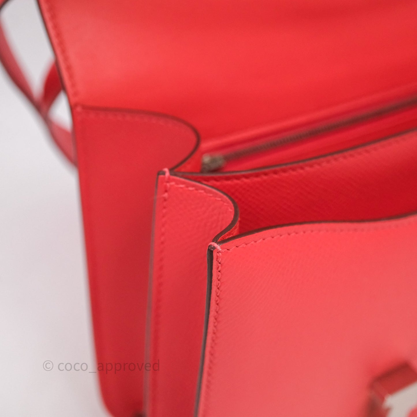 Hermès Constance 24 Rose Jaipur T5 Epsom Palladium Hardware