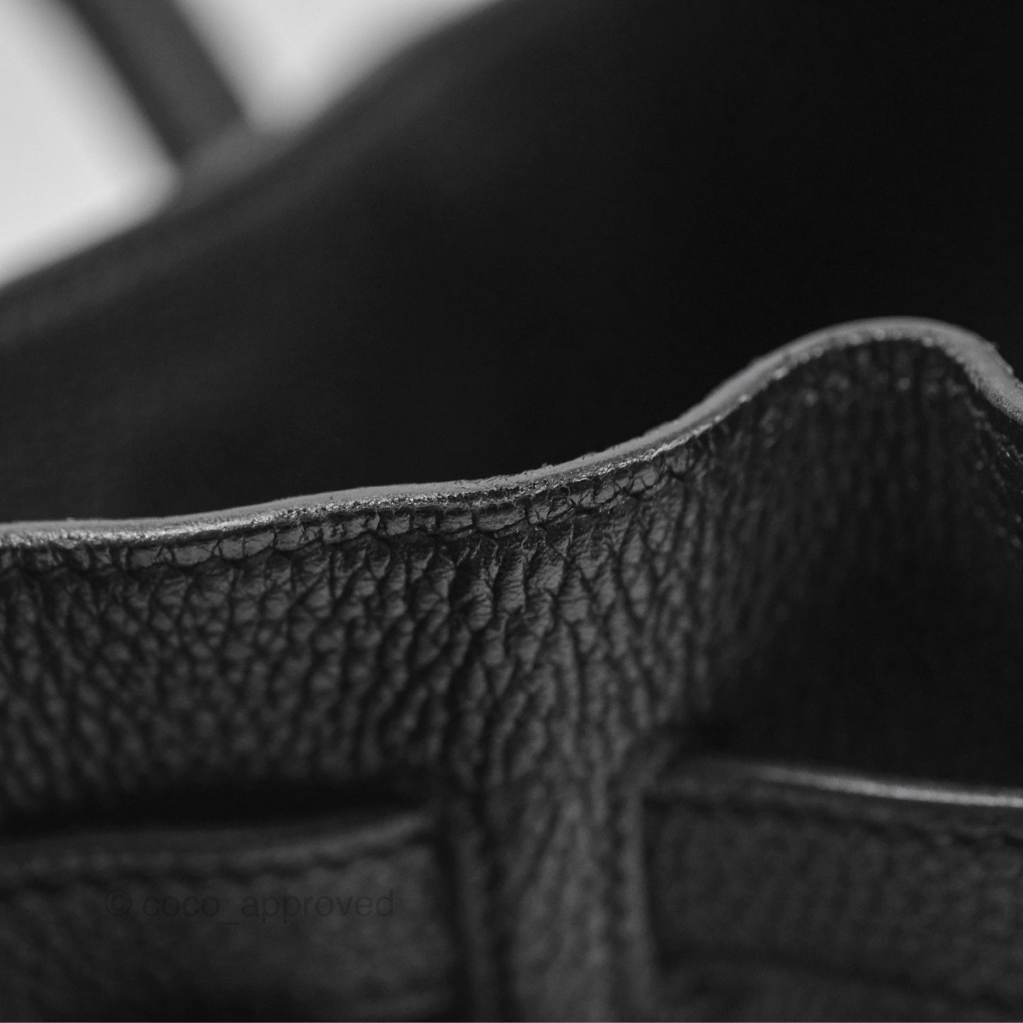 Hermès Birkin 30 Retourne Black Noir 89 Togo Palladium Hardware
