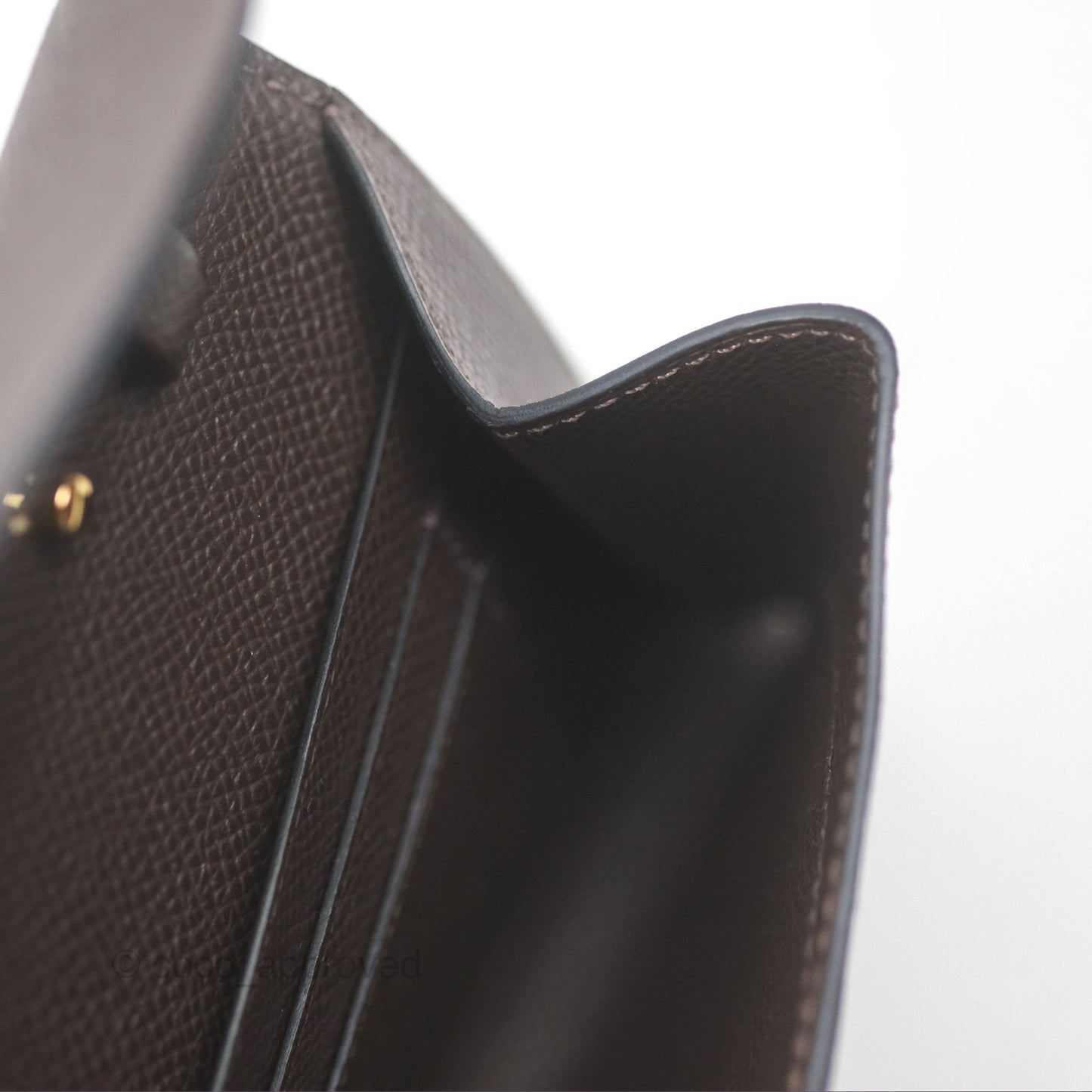 Hermès Maillon To Go Epsom Ebene 46 Gold Hardware