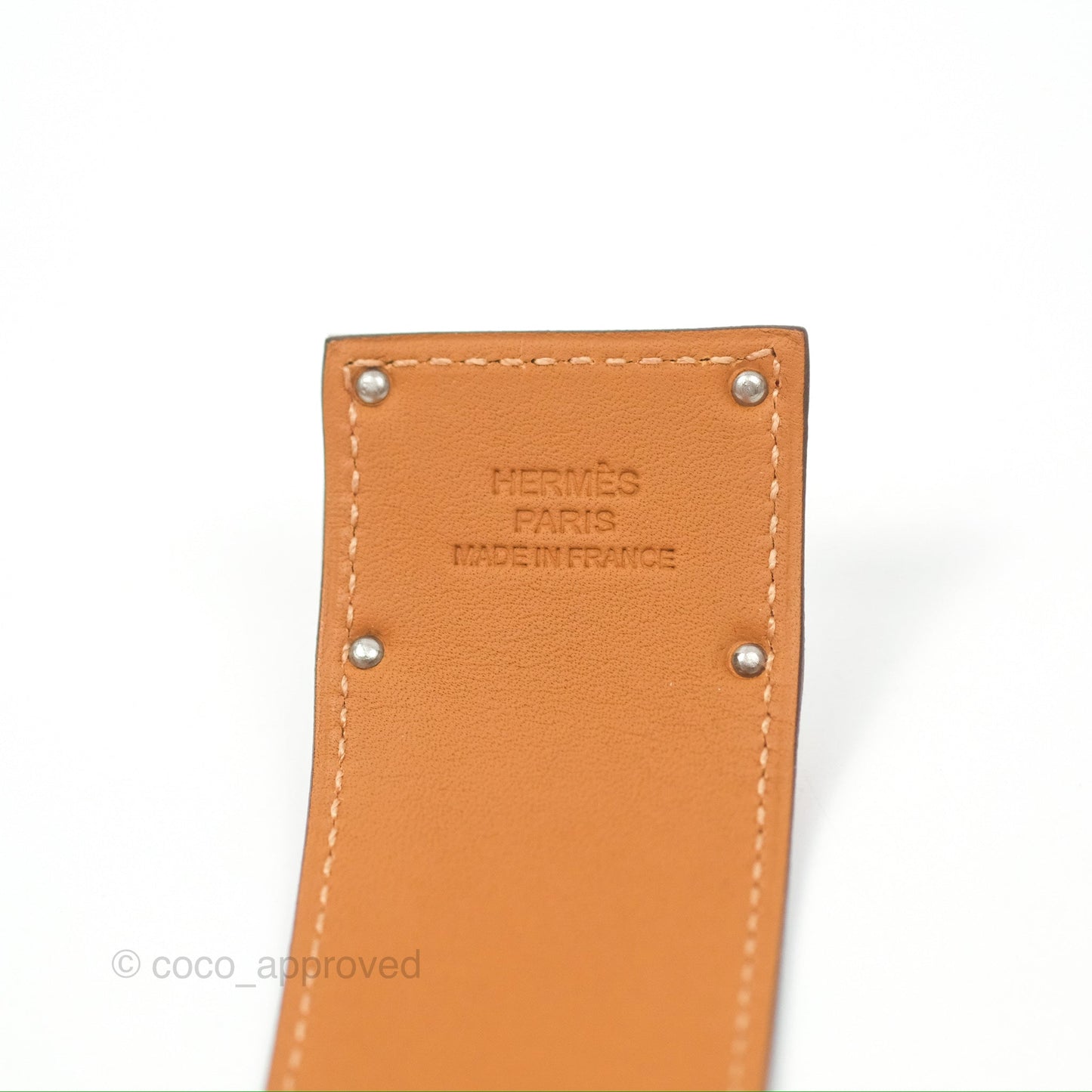 Hermes Kelly Dog Bracelet Red Swift Palladium Hardware