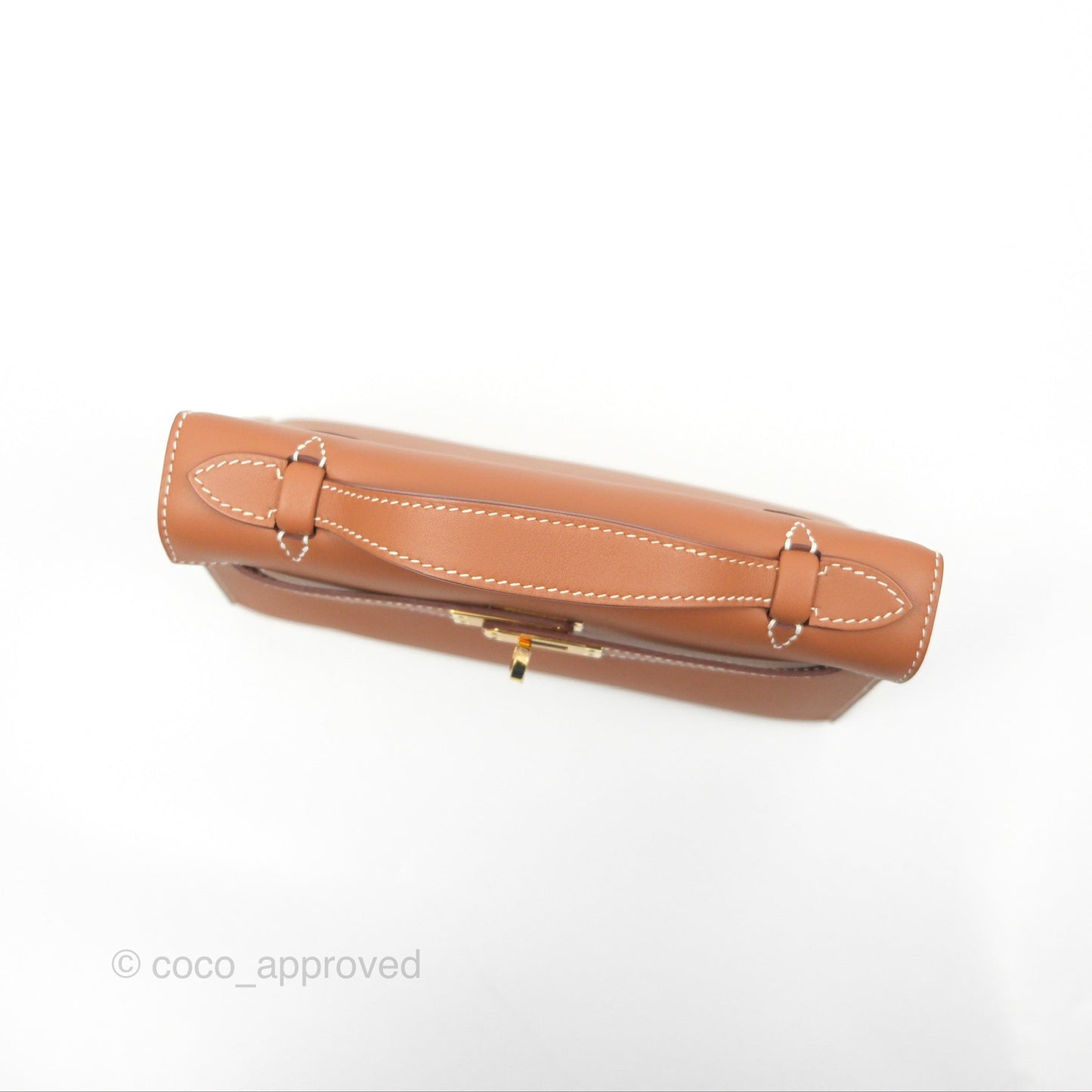 Hermès Kelly Mini Pochette Gold Swift Gold Hardware