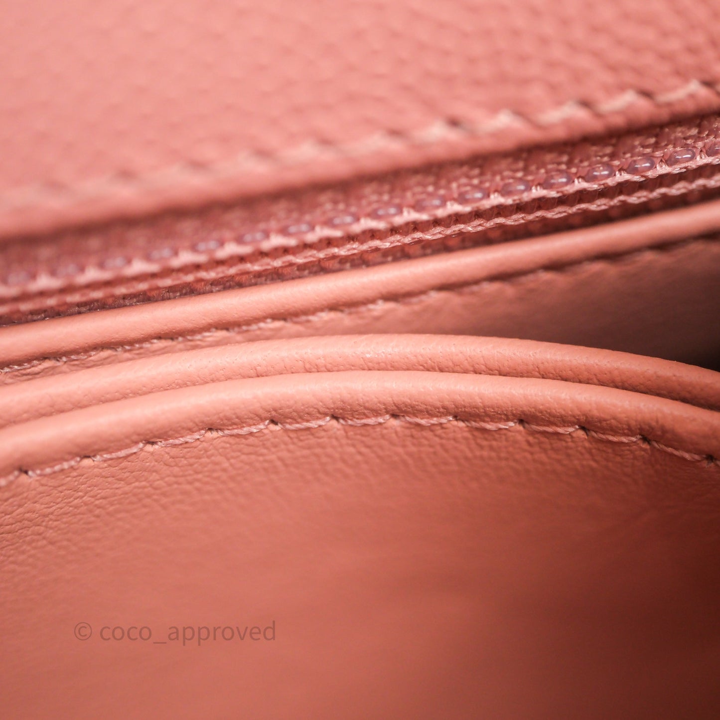 Chanel Small Coco Handle Quilted Pink Caviar Gold Hardware