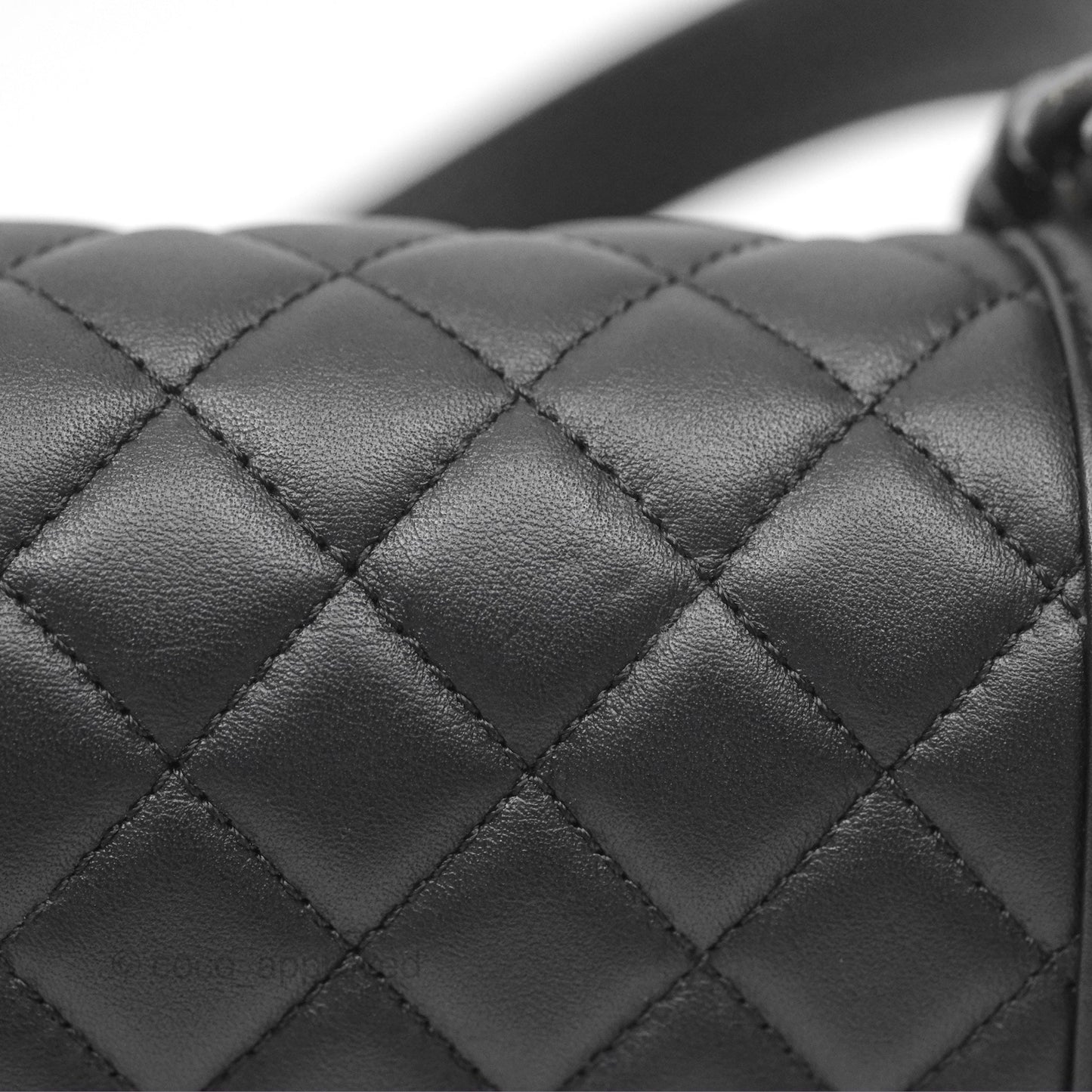 Chanel Small Boy Black Calfskin Ruthenium Hardware