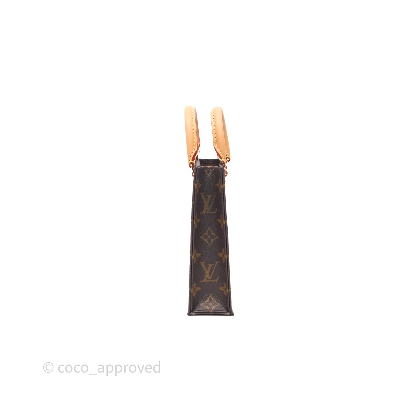 Louis Vuitton Petit Sac Plat Bag Monogram Canvas