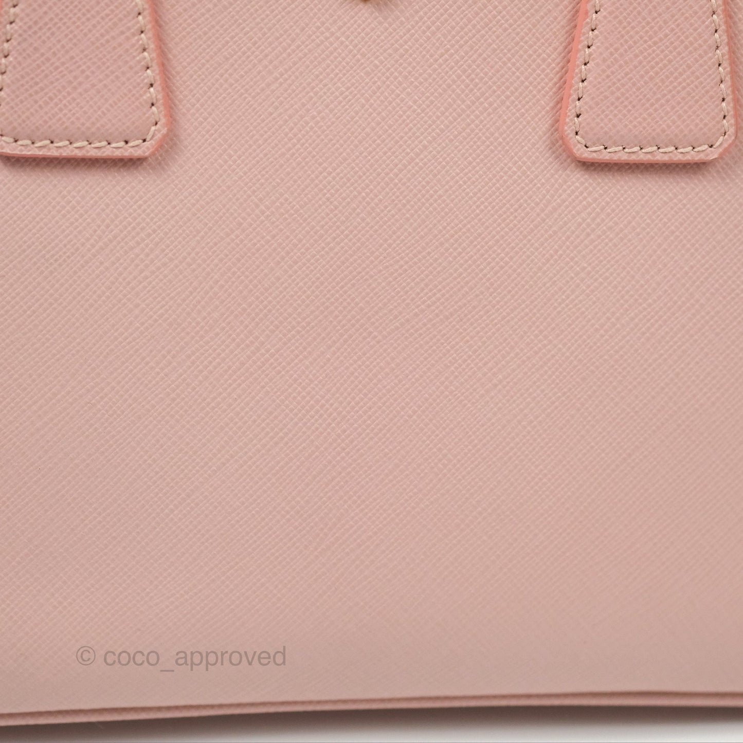 Prada Small Promenade Bag Saffiano Lux Light Pink