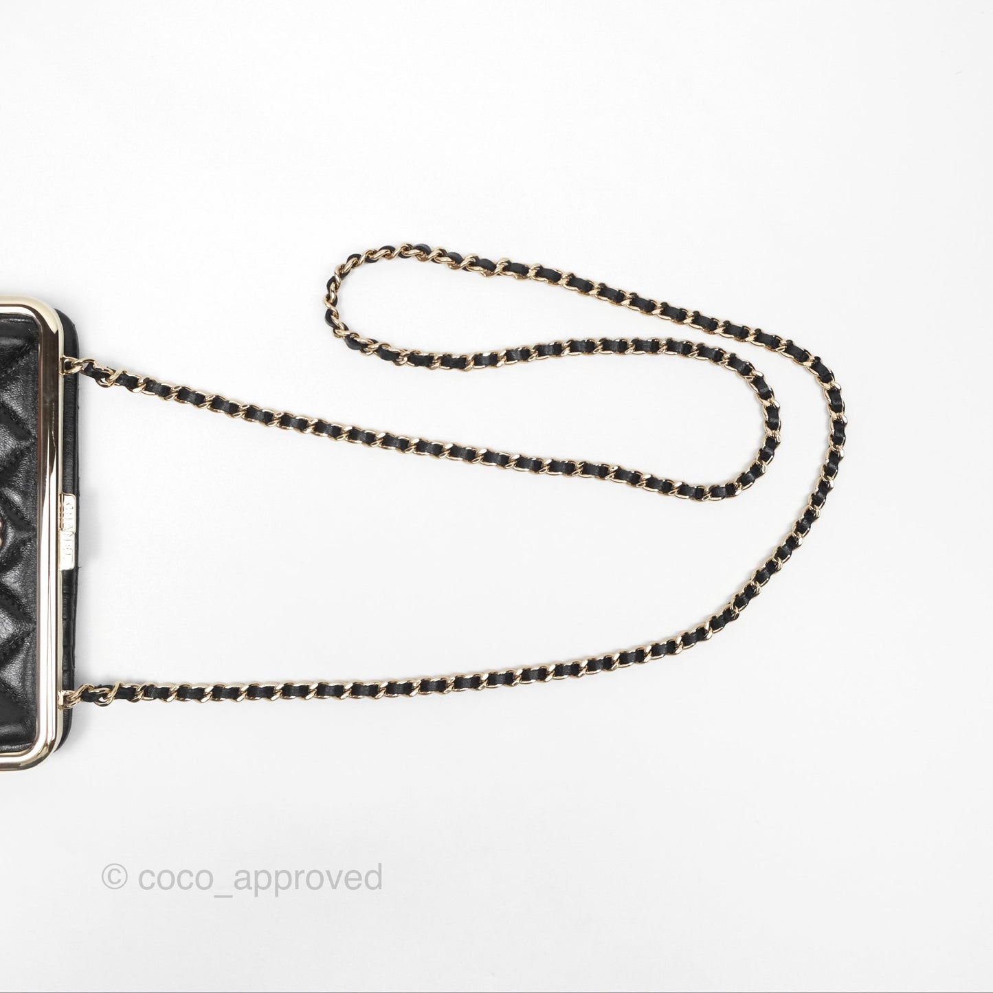 Chanel Clutch on Chain Black Calfskin Gold Hardware