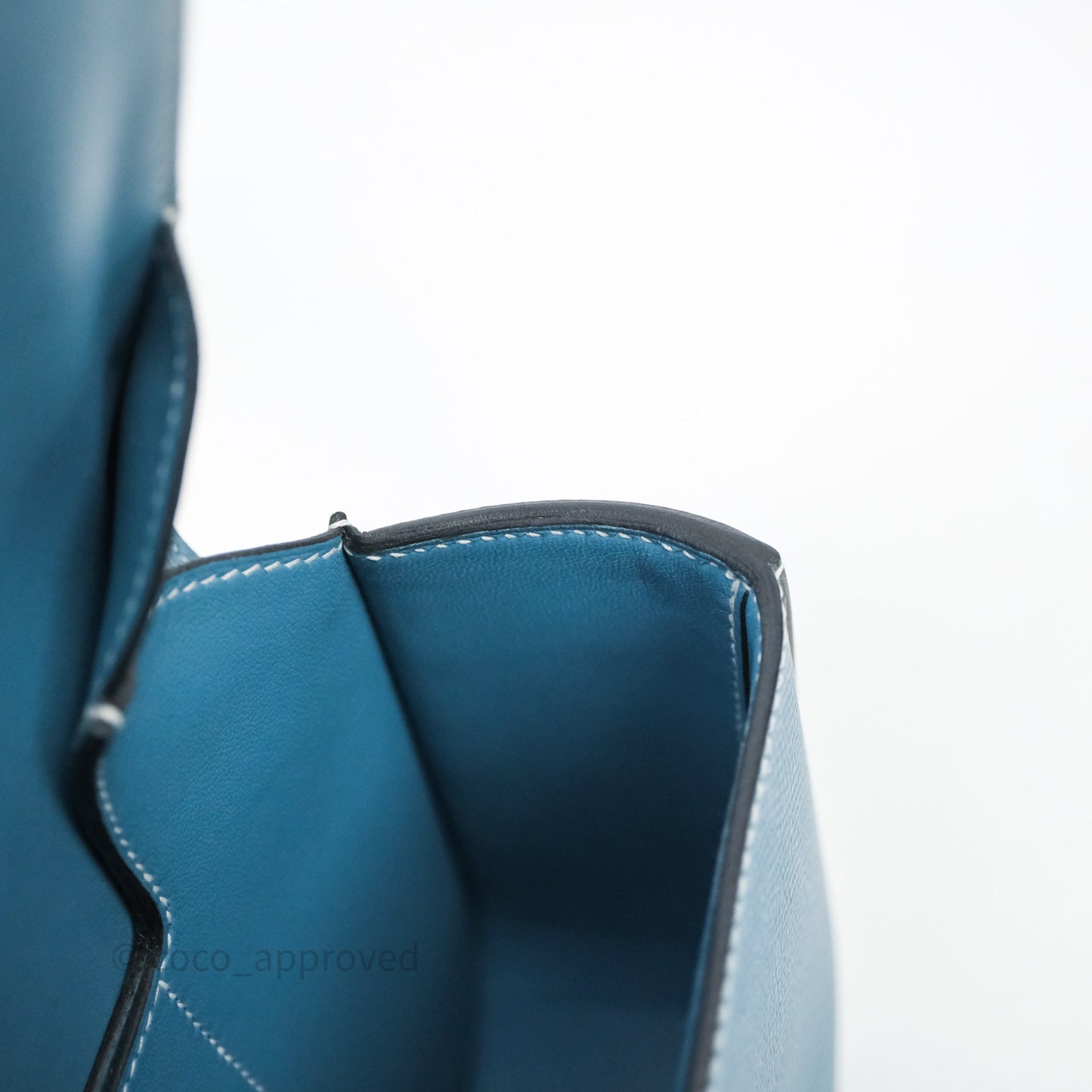 Hermès Della Cavalleria Mini II Bag 18 New Bleu Jean 75 Epsom Palladium Hardware