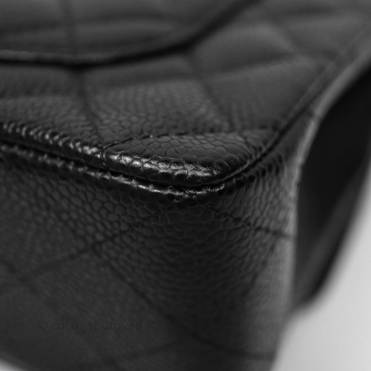 Chanel Small Classic Flap Quilted Black Caviar Gold Hardware