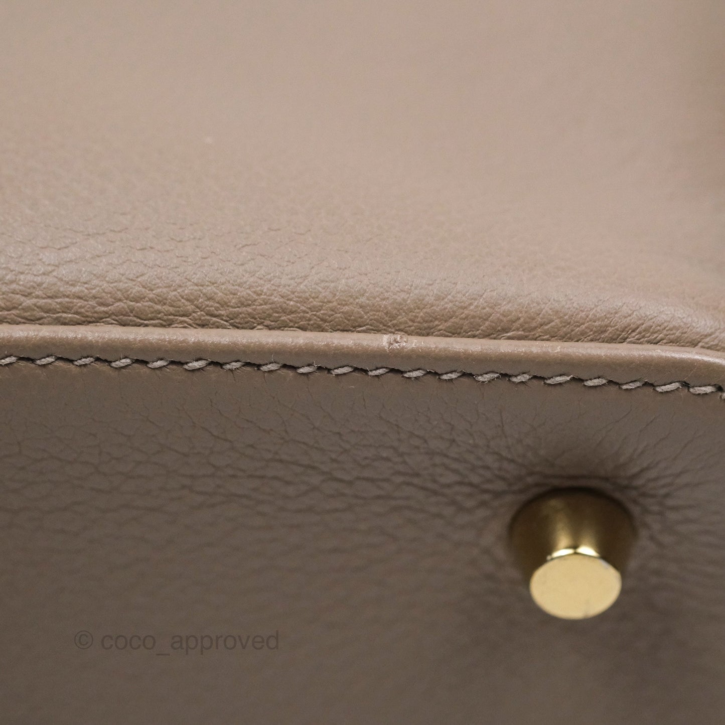 Hermès ToolBox 20 Gris Asphalte M8 Evercolor Gold Hardware