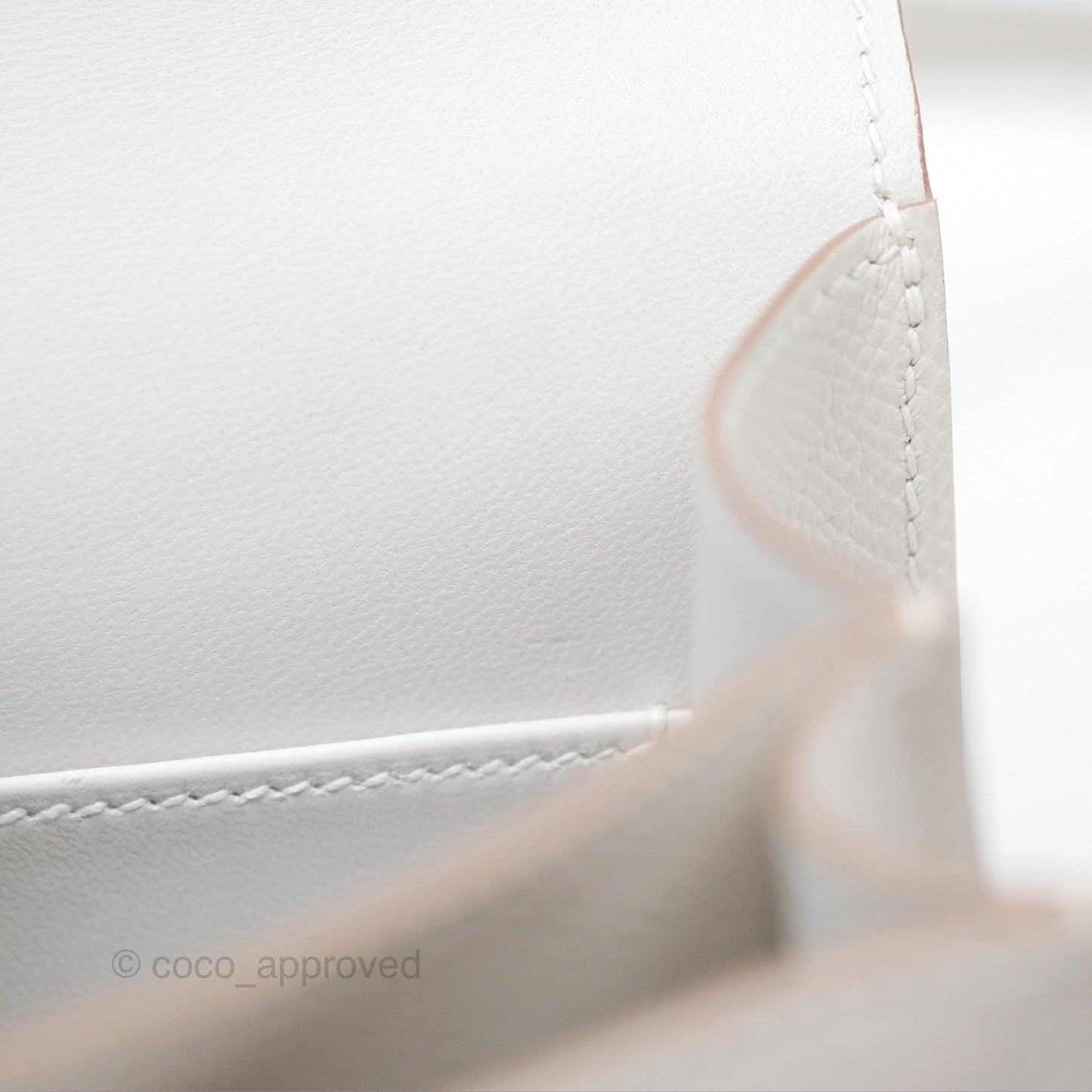 Hermès Constance Mini 18cm Mirror Gris Pale Epsom Gold Hardware