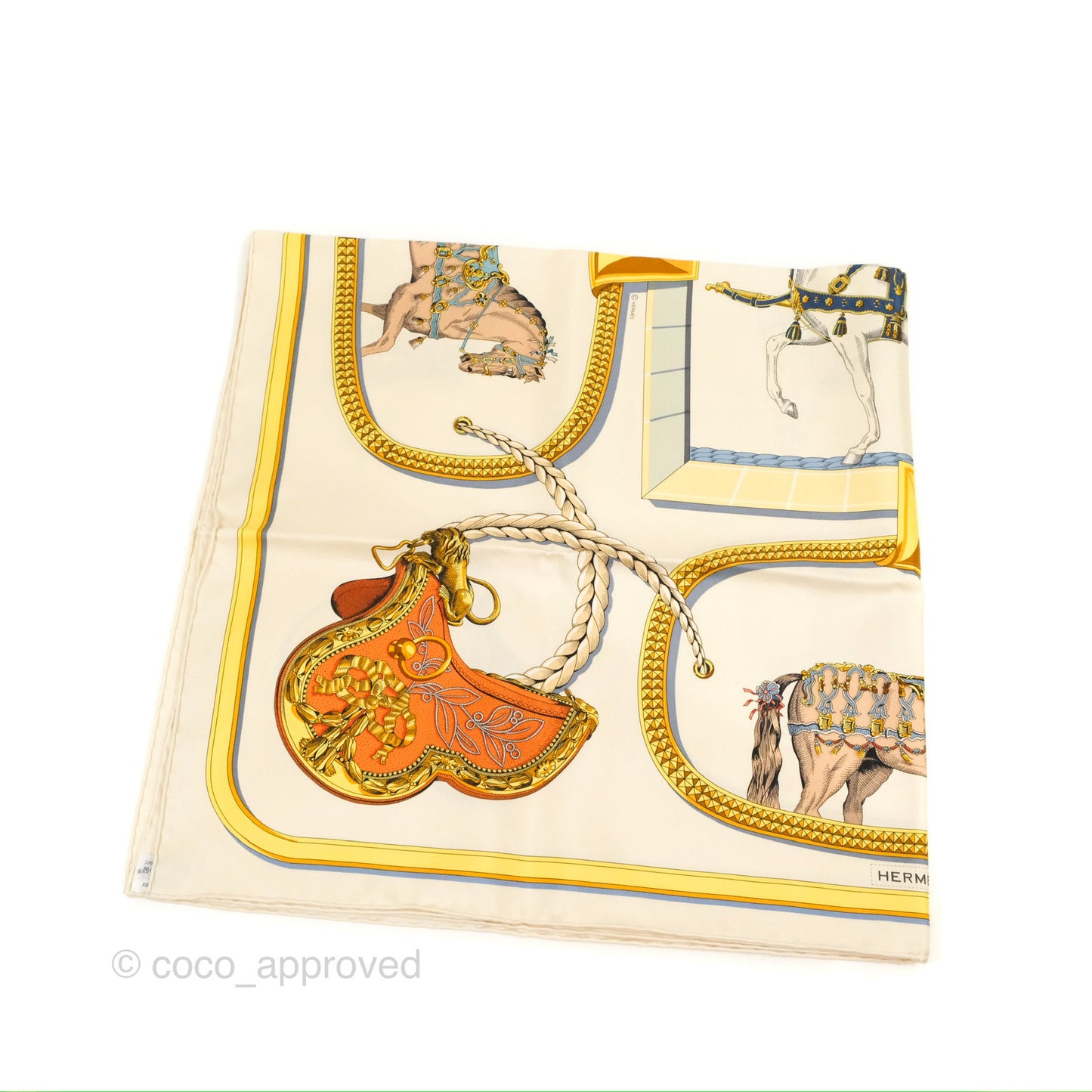 Hermès Grand Apparat Forever Scarf 90