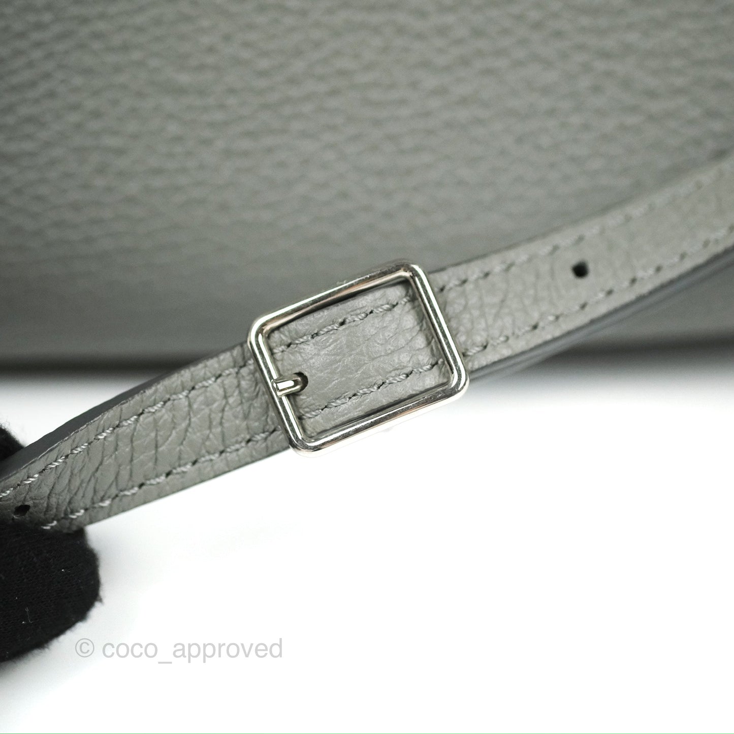 Celine Small Big Bag Grey Supple Grained Leather Silver Hardware