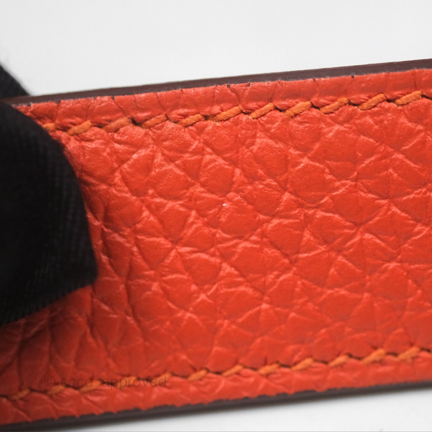 Hermès Mini Lindy 20 Orange Poppy 8V Clemence Palladium Hardware