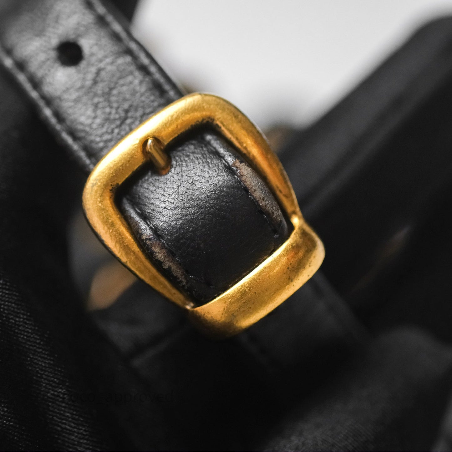 Chanel Vintage CC Duma Backpack Black Lambskin 24K Gold Hardware