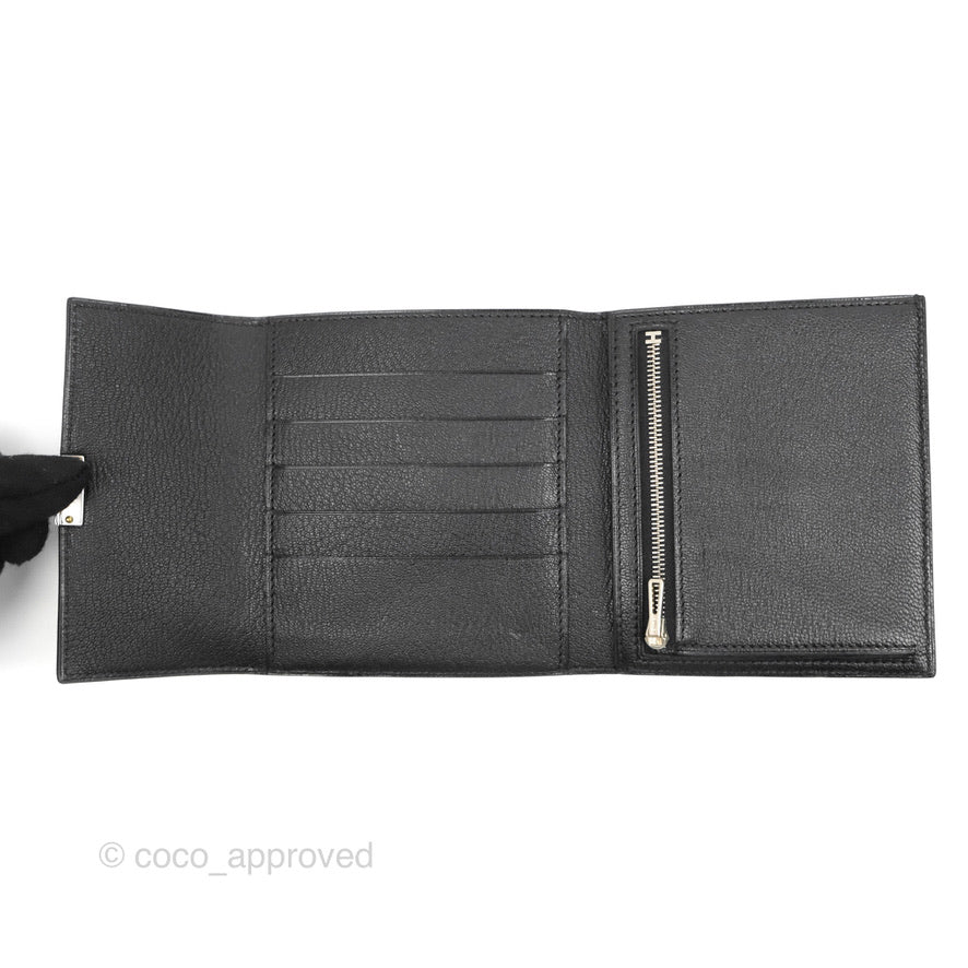 Hermès Clic 12 Wallet Black Palladium Hardware