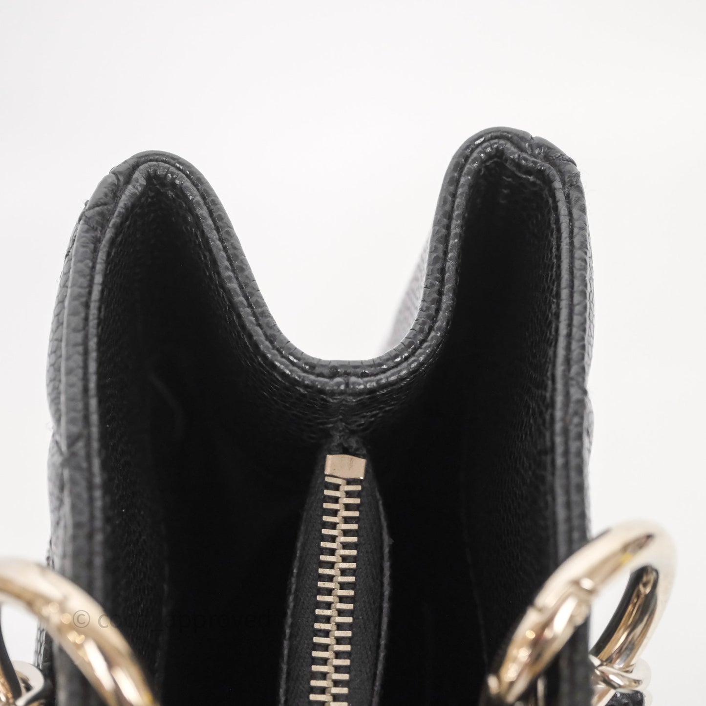 Chanel GST Black Caviar Silver Hardware