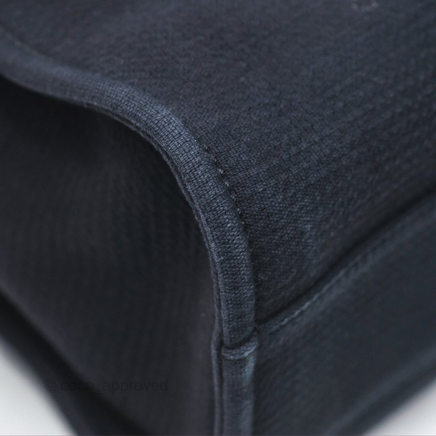 Chanel New Small Deauville Navy Canvas