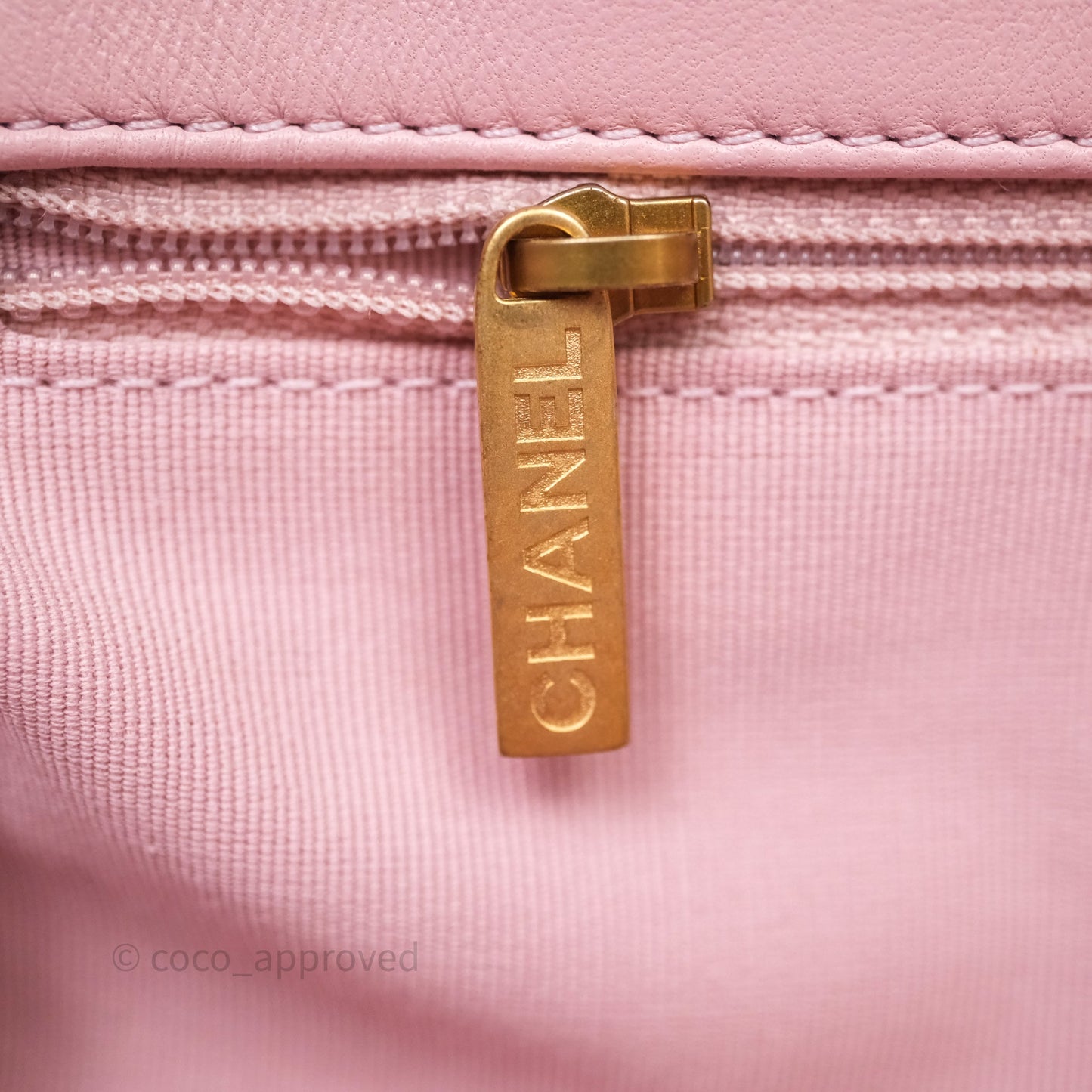 Chanel 19 Small Pink Lambskin Mixed Hardware