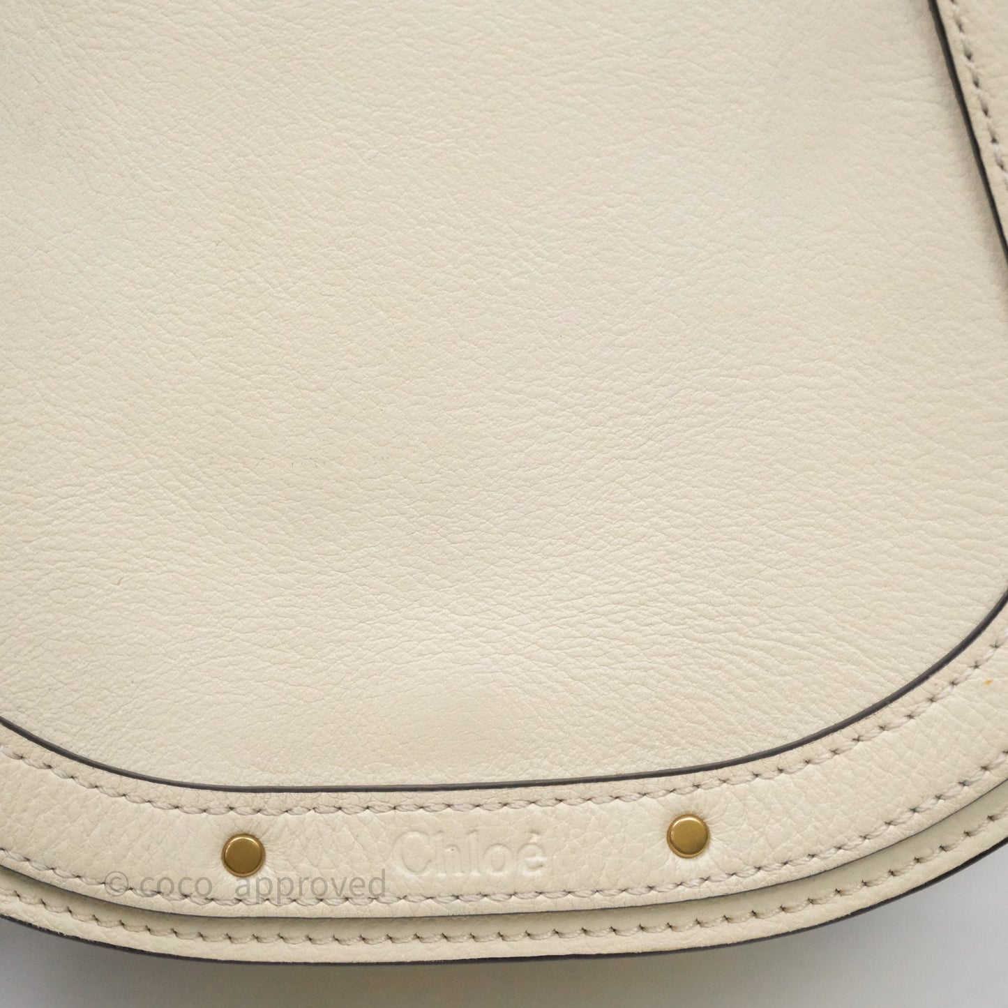 Chloé Nile Crossbody Bag White Calfskin
