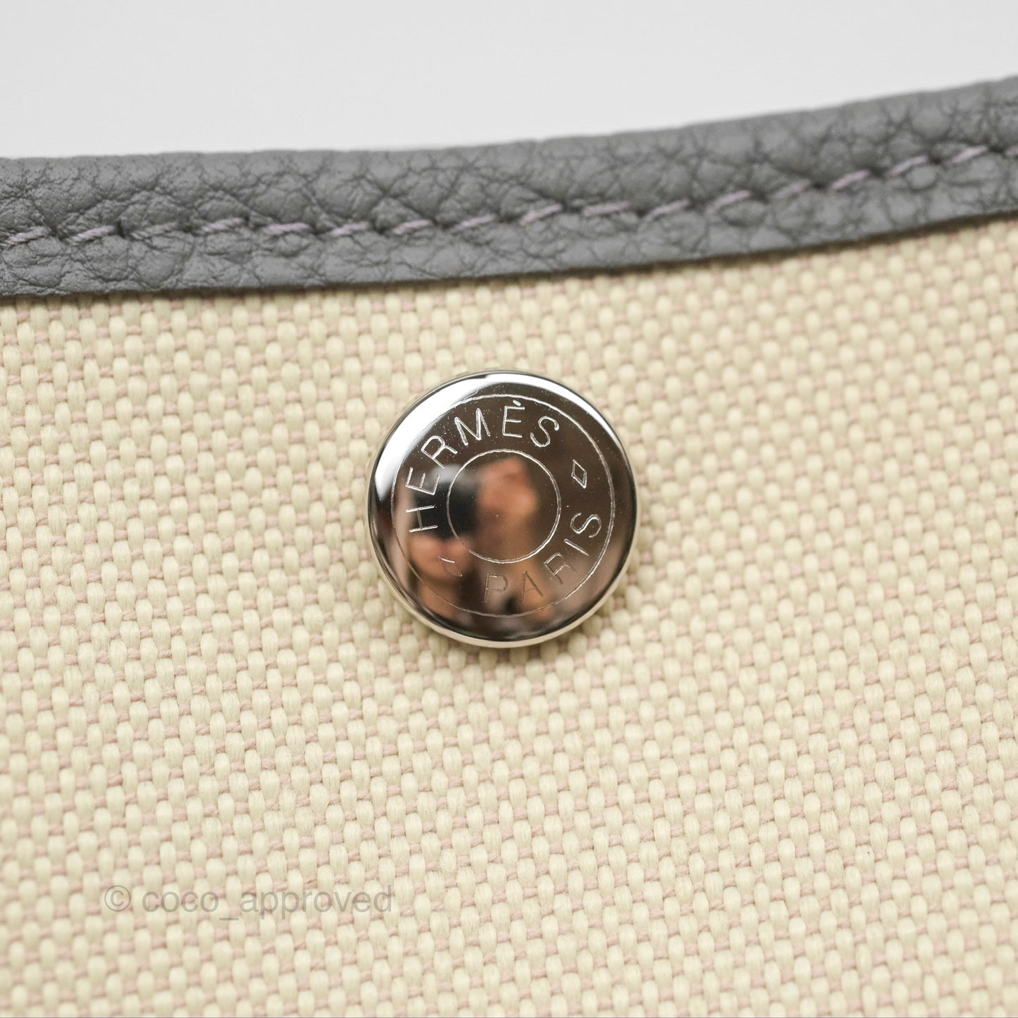 Hermès Garden Party 30 Toile Negonda Beton 8L/ Gris Meyer 0L