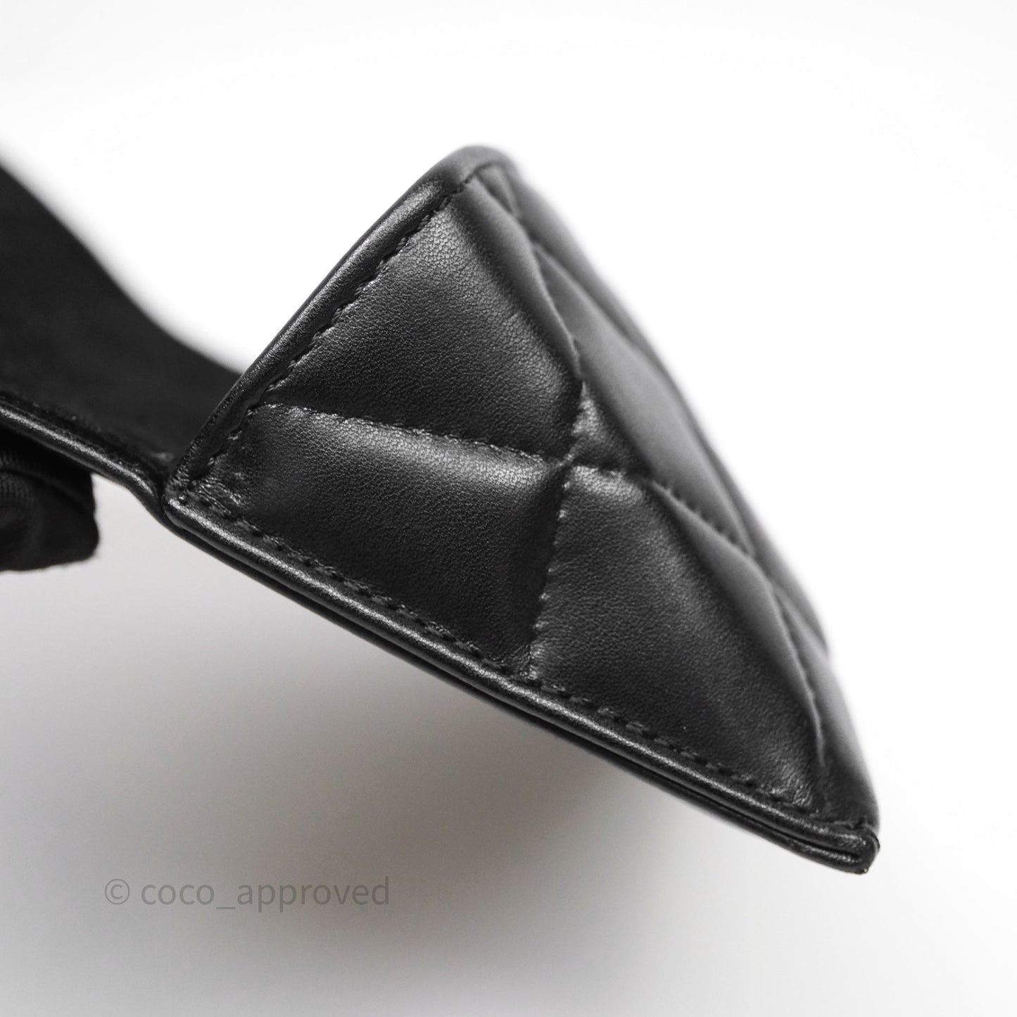 Chanel CC Chain-Link Square Sunglasses Black