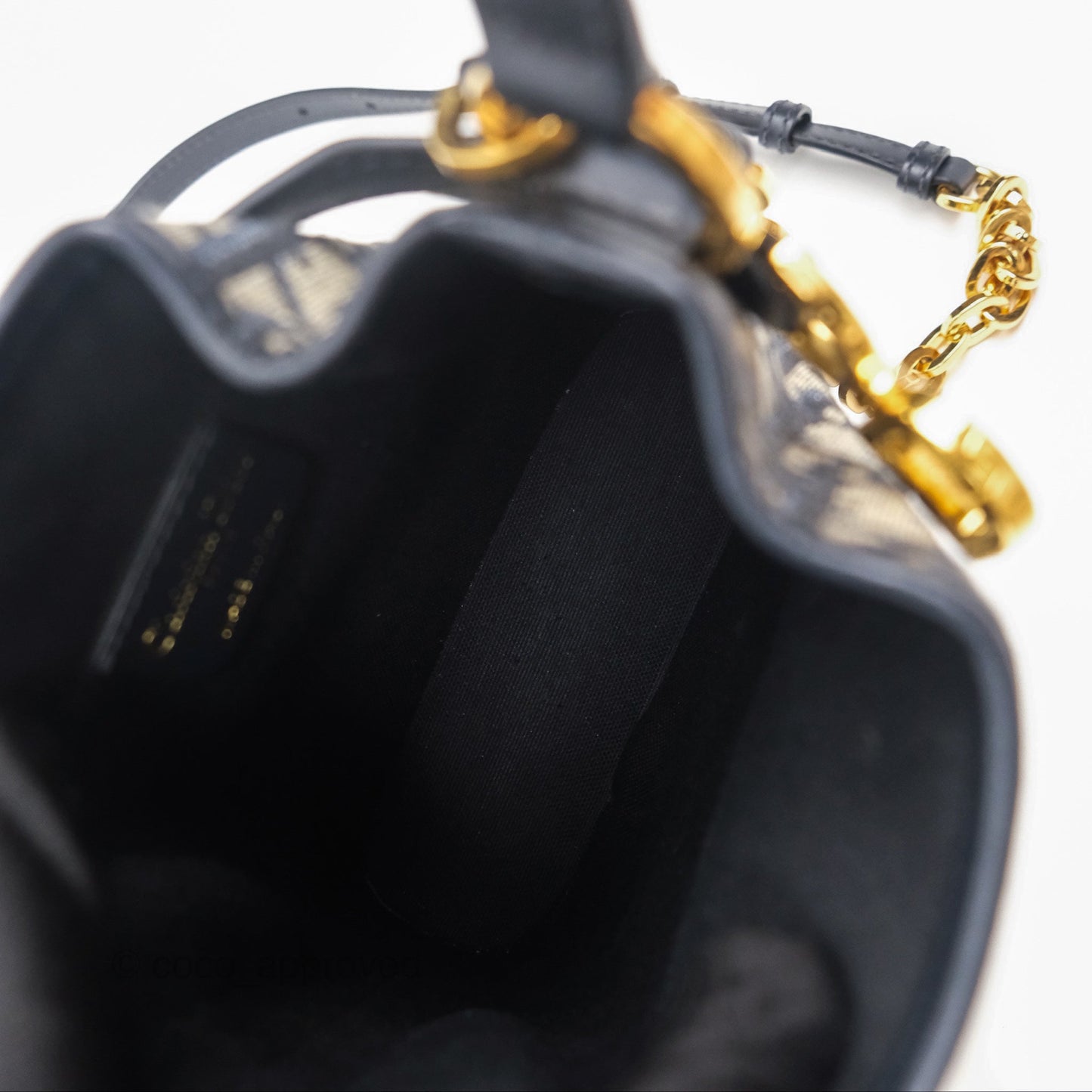 Christian Dior Small O C'est Dior Bucket Bag Blue Dior Oblique Jacquard