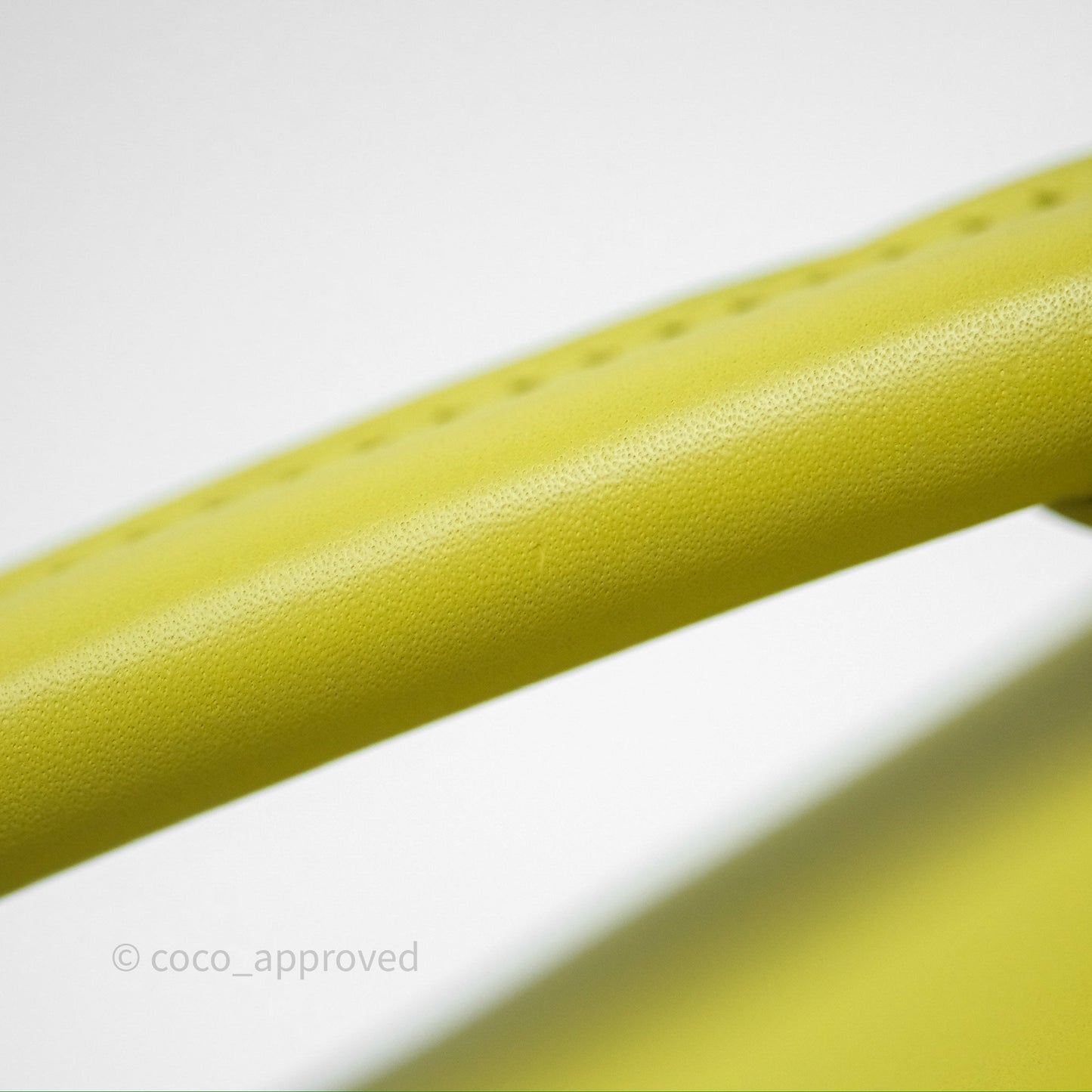 Loewe Mini Puzzle Edge Bag in Lime Smooth Calfskin