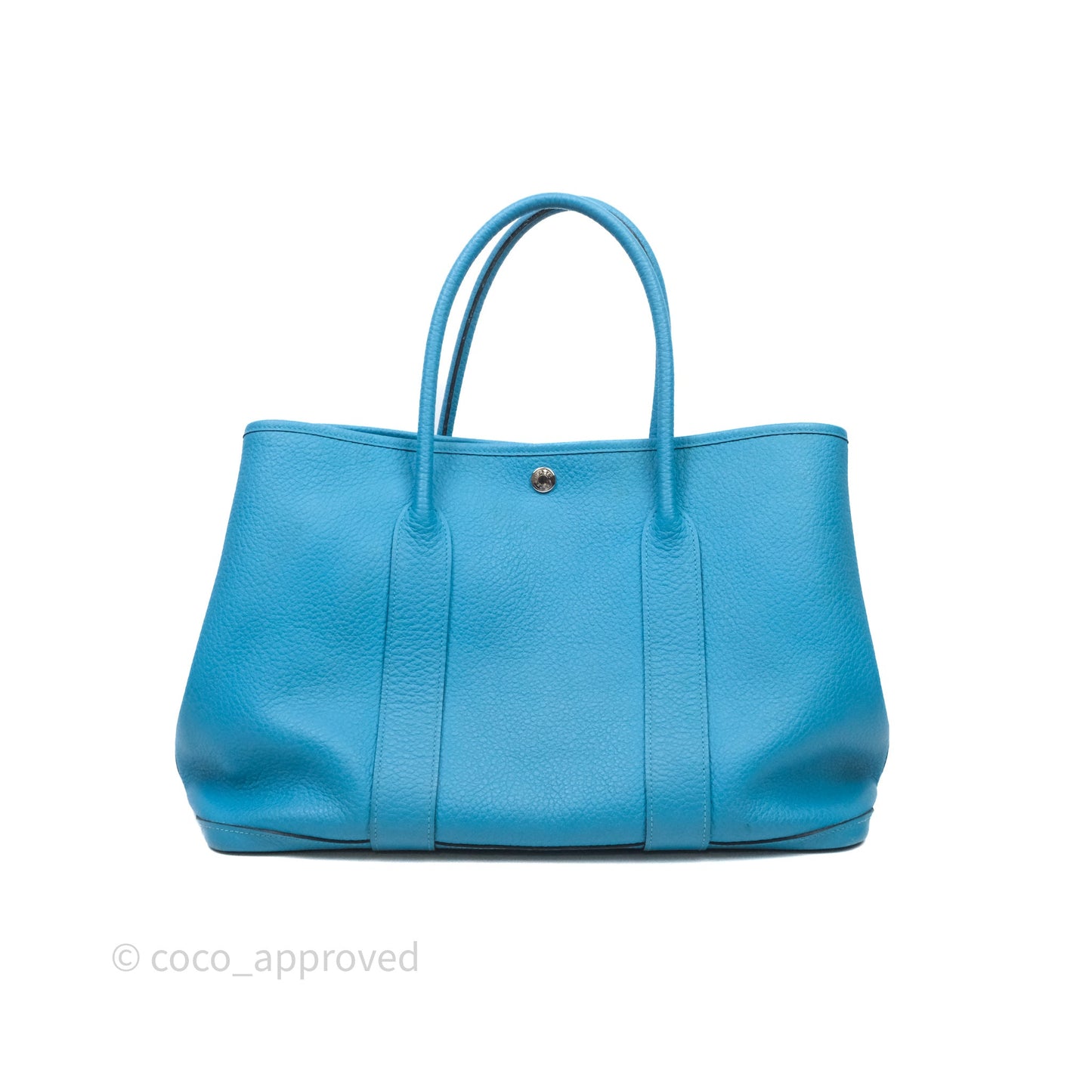 Hermès Garden Party 36 Celeste 7N Palladium Hardware