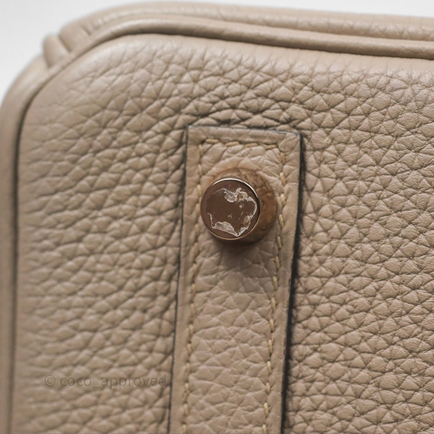 Hermès Birkin 30 Retourne Gris Asphalte M8 Togo Rose Gold Hardware