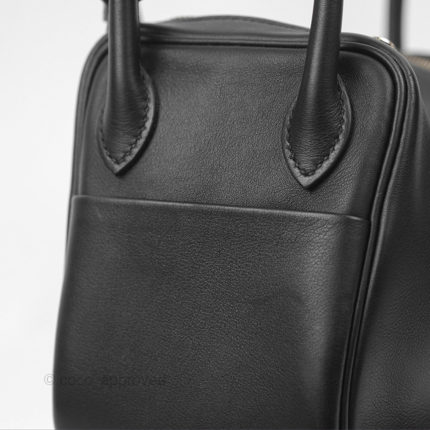 Hermès Mini Lindy 20 Back Swift Palladium Hardware