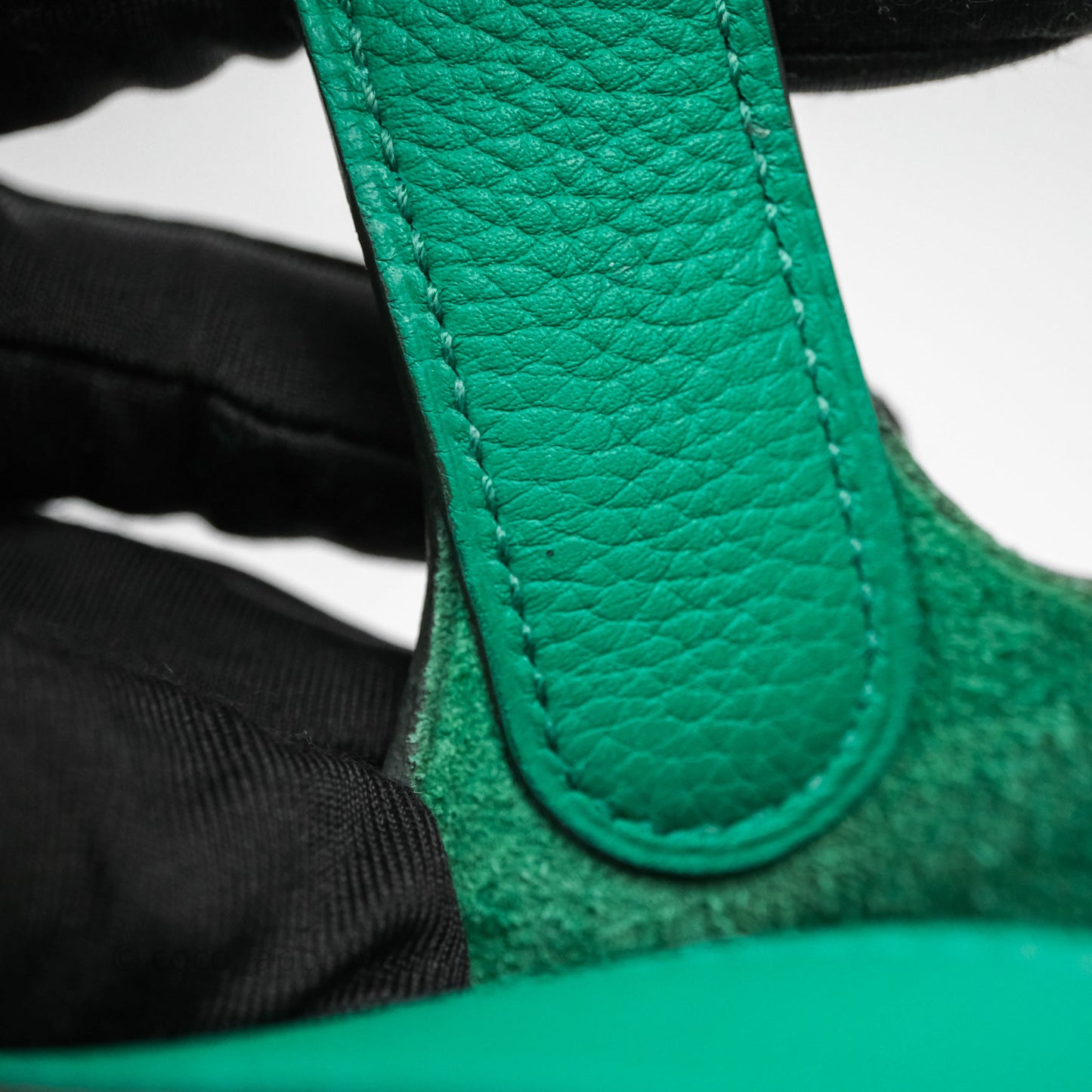 Hermes Picotin 18 Vert Jade O6 Clemence Palladium Hardware