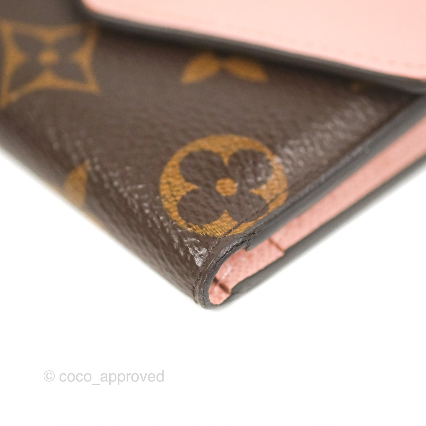 Louis Vuitton Zoé Wallet Rose Monogram Canvas