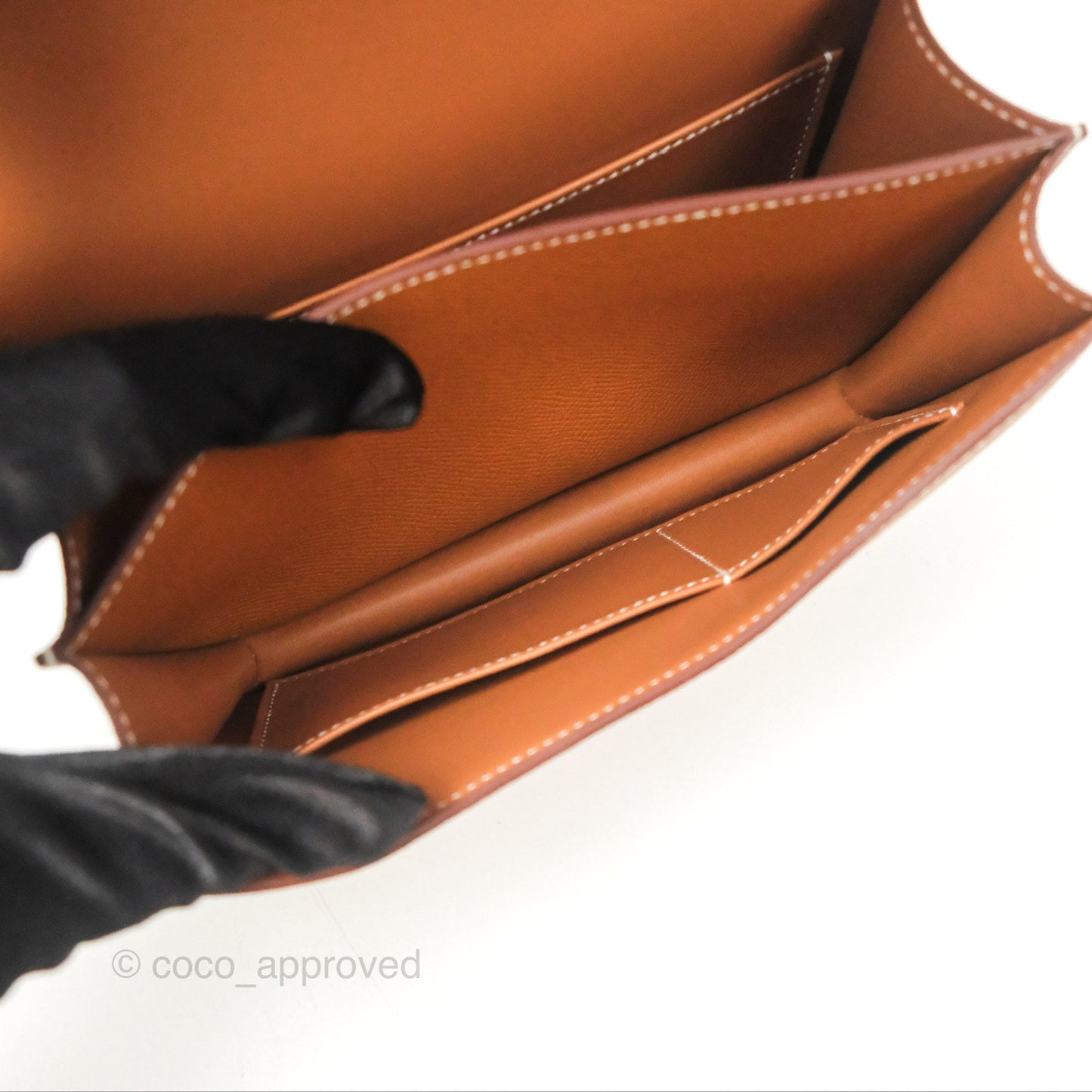 Hermès Constance Mini 18 with Mirror Gold Epsom Rose Gold Hardware