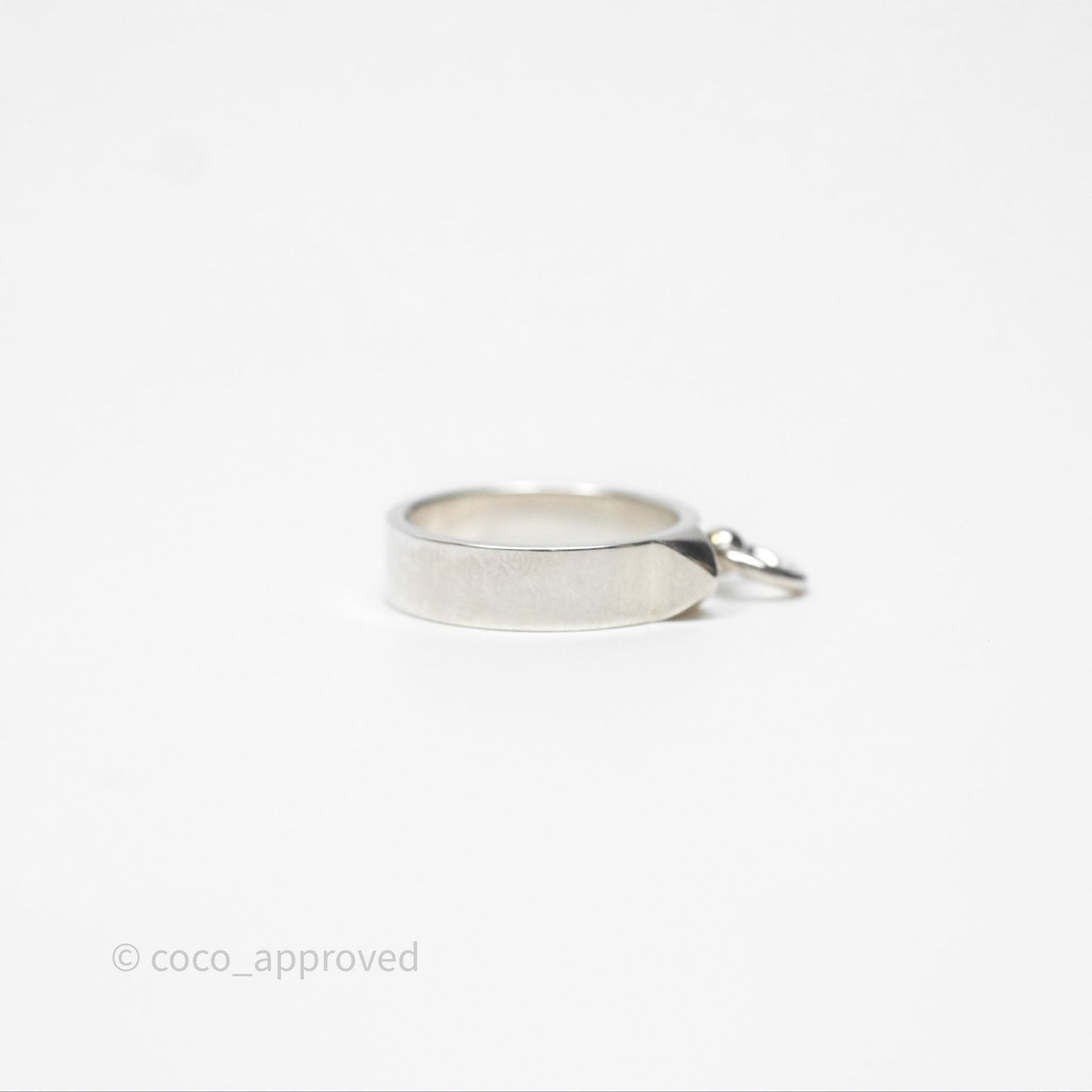 Hermes Collier de Chien Ring PM Sterling Silver Size 51