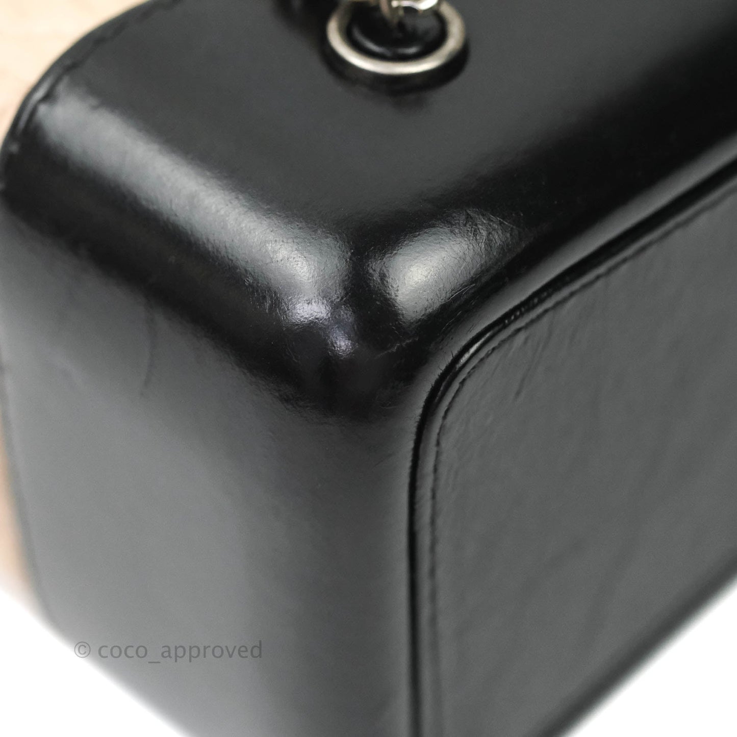 Chanel Quilted Small Gabrielle Backpack Black/Beige Aged Calfskin