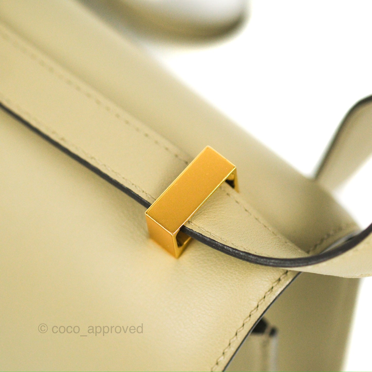 Hermès Constance 24 Sauge Swift Gold Hardware
