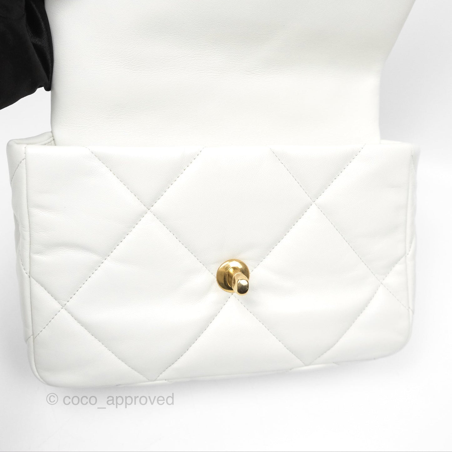 Chanel 19 Small Off White Mixed Hardware