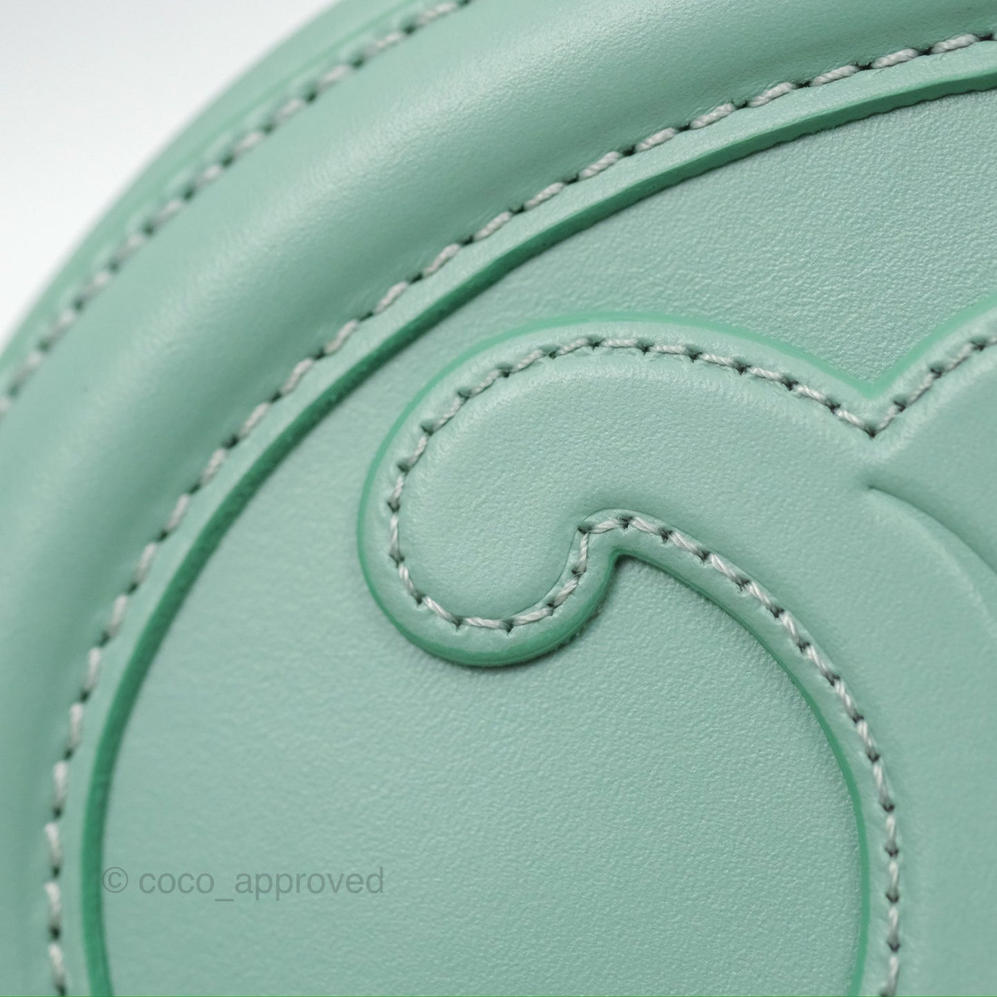 Celine Oval Bag Cuir Triomphe Ice Mint Calfskin