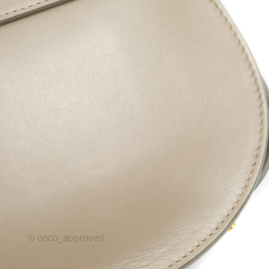 Chloé Small Tess Bag Motty Grey Grained Calfskin