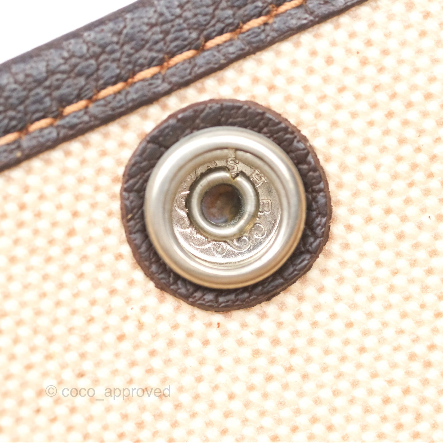 Hermès Garden Party 30 Canvas Brown/ Natural