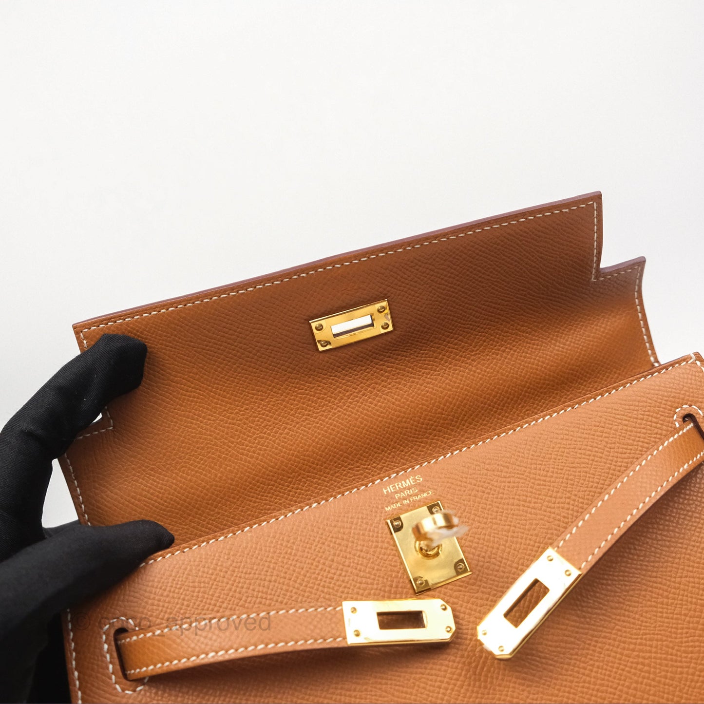 Hermès Kelly 25 Sellier Gold 37 Epsom Gold Hardware